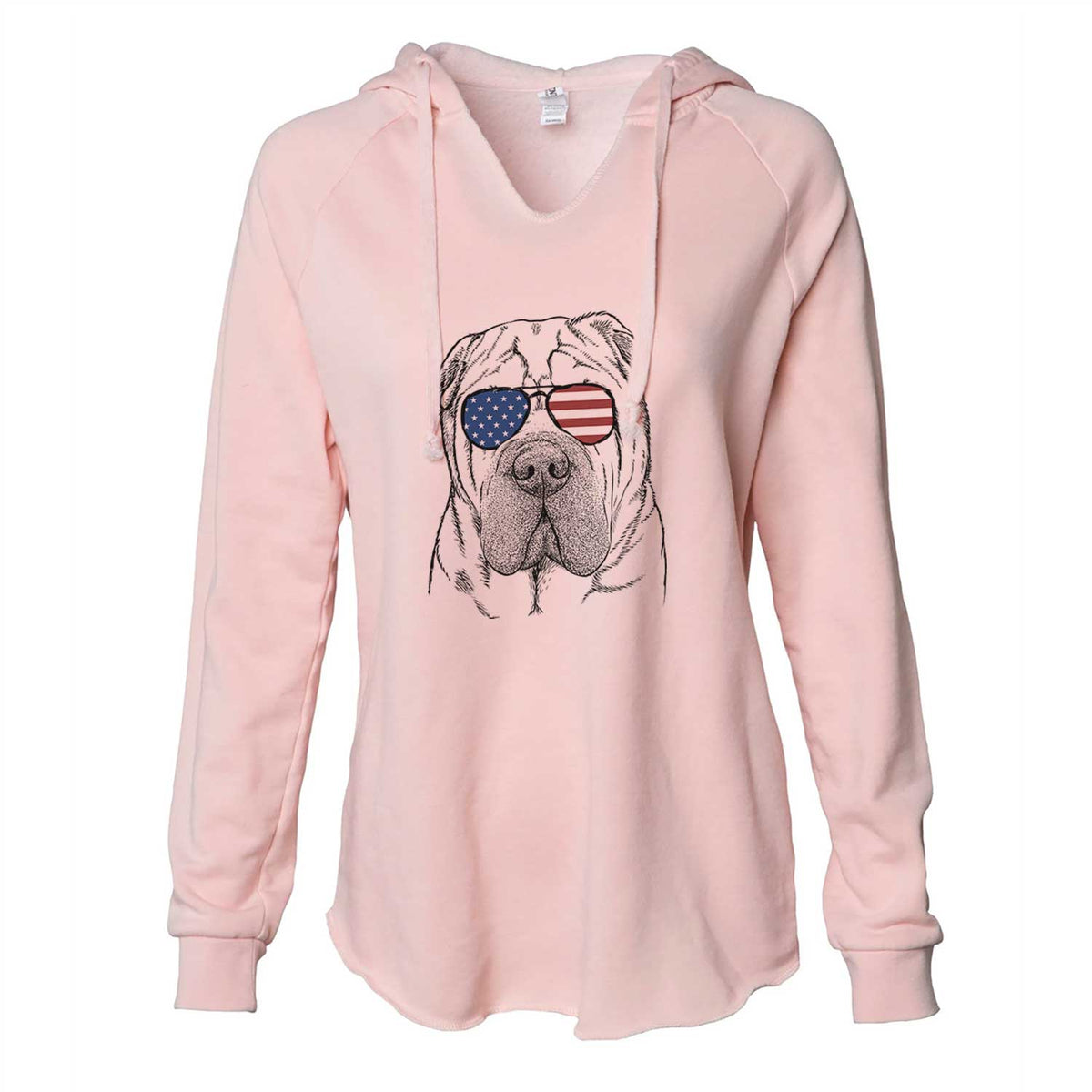 USA Lilly the Shar Pei - Cali Wave Hooded Sweatshirt
