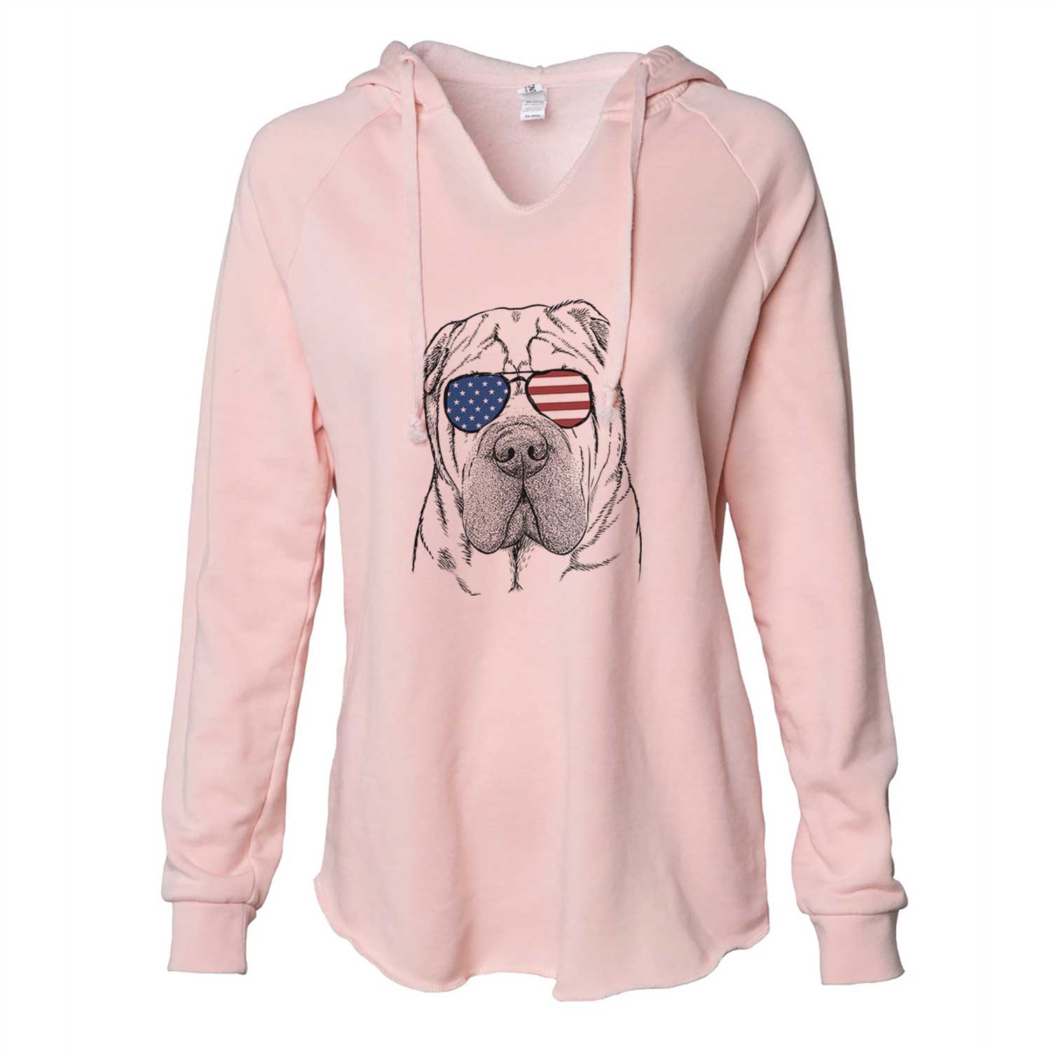USA Lilly the Shar Pei - Cali Wave Hooded Sweatshirt