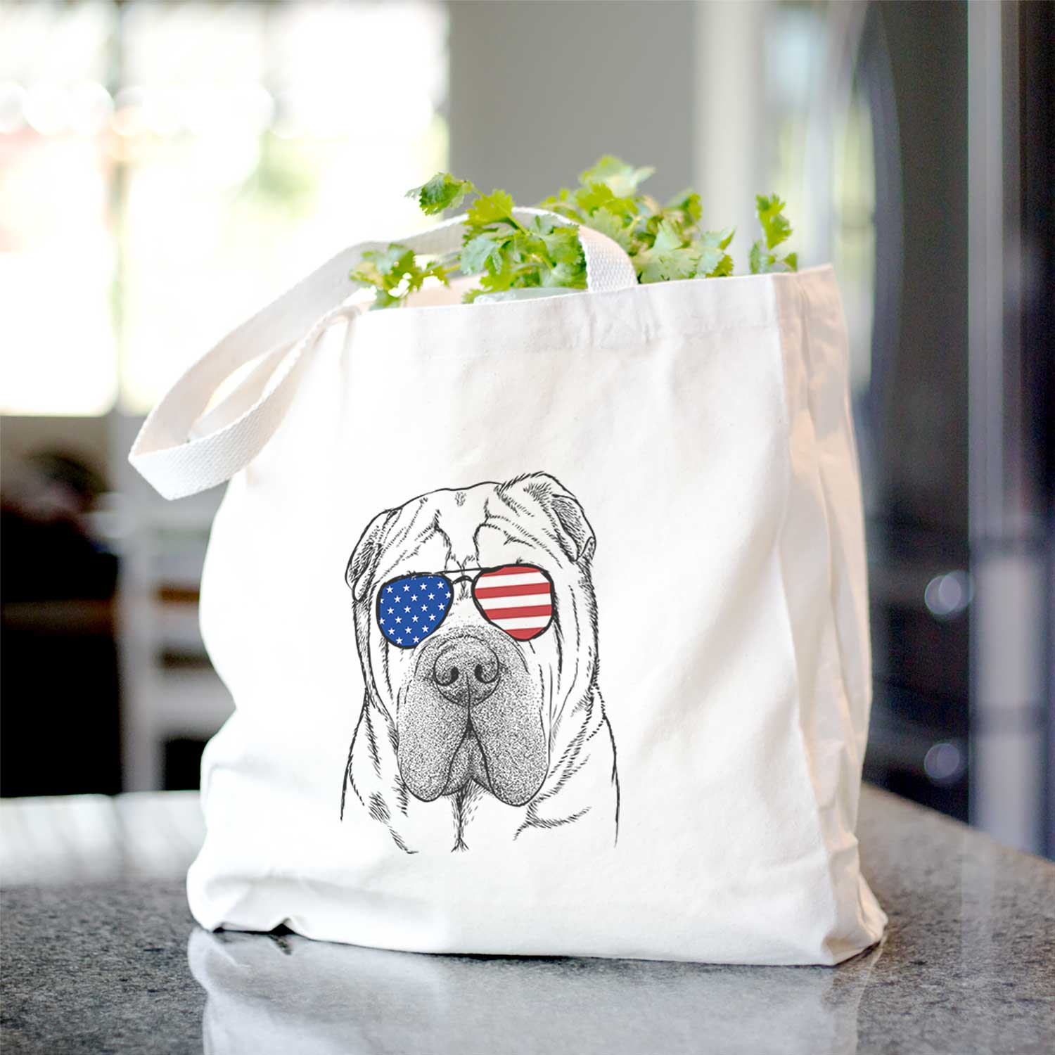 Lilly the Shar Pei - Tote Bag