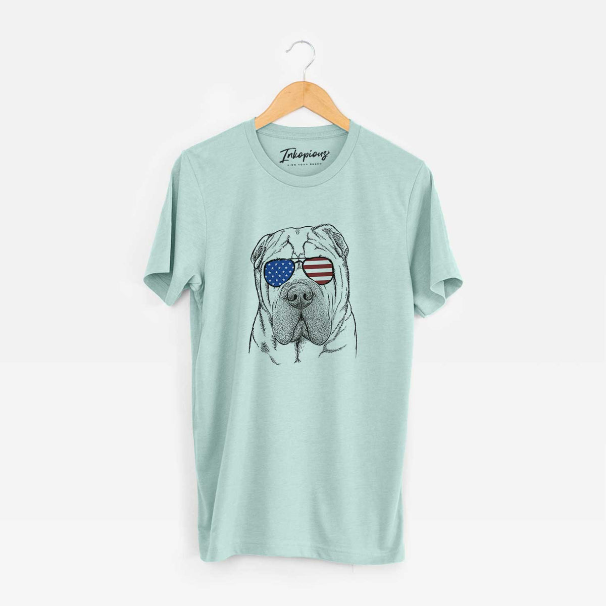 USA Lilly the Shar Pei - Unisex Crewneck