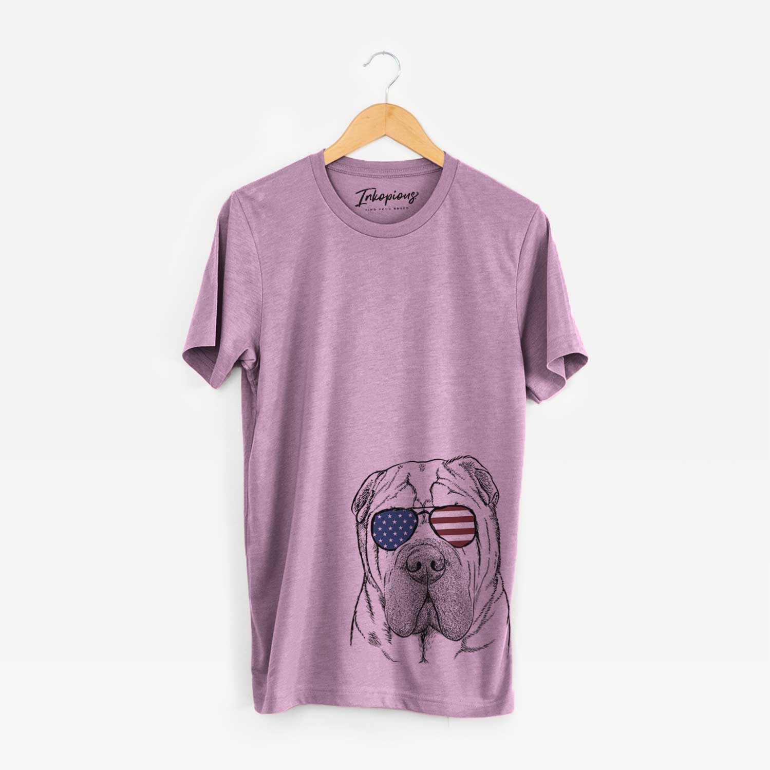 USA Lilly the Shar Pei - Unisex Crewneck