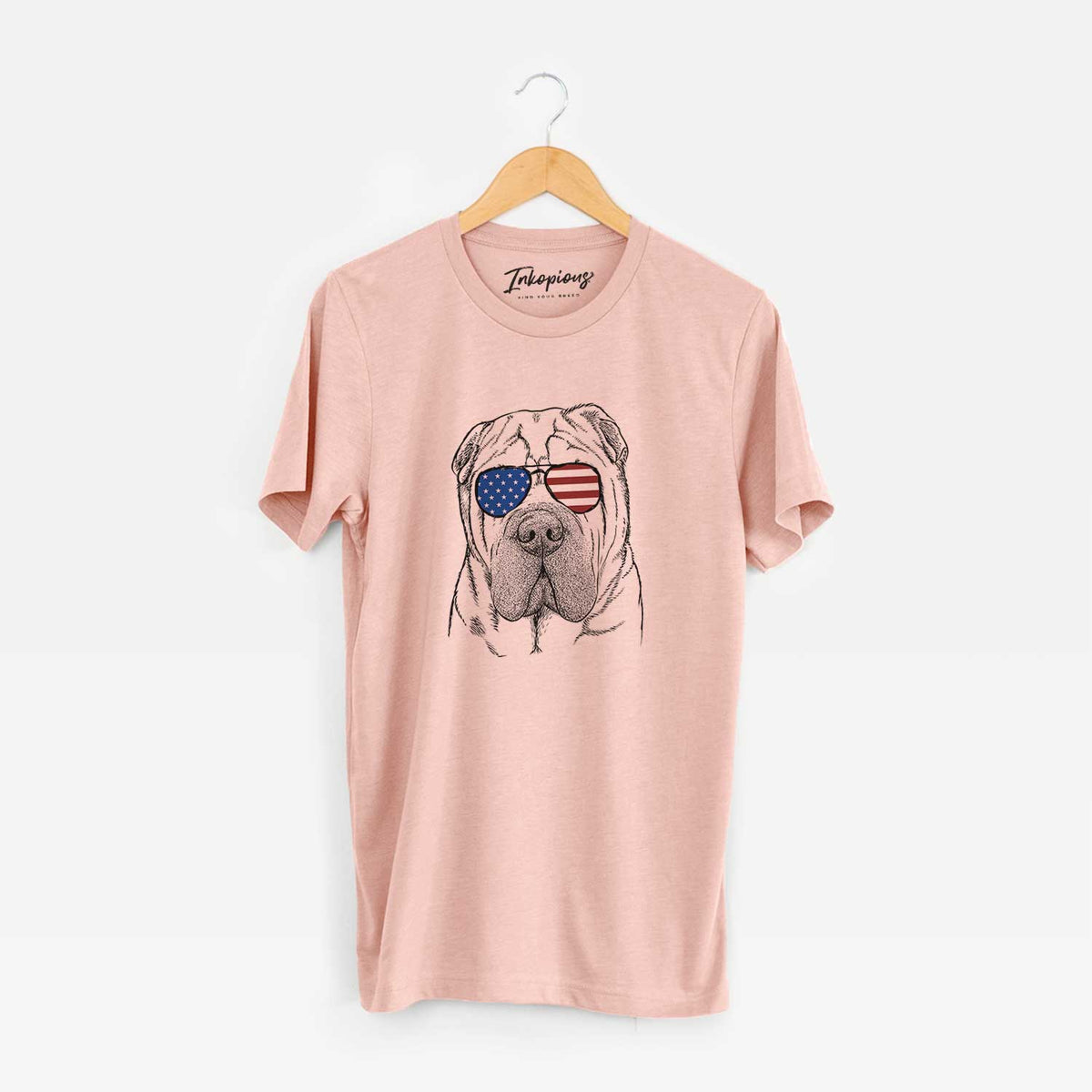 USA Lilly the Shar Pei - Unisex Crewneck