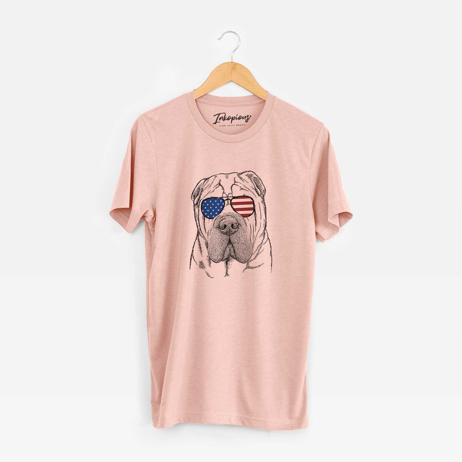 USA Lilly the Shar Pei - Unisex Crewneck