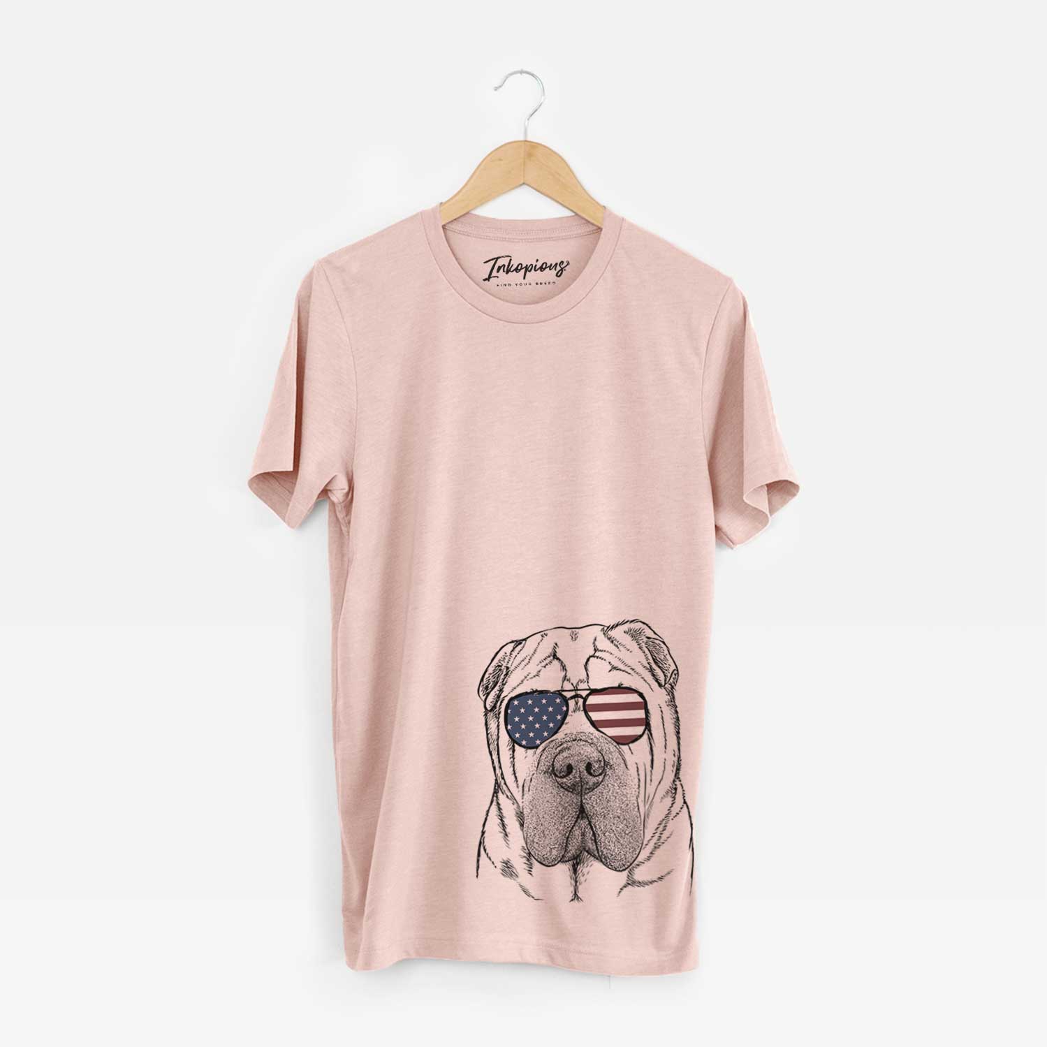 USA Lilly the Shar Pei - Unisex Crewneck