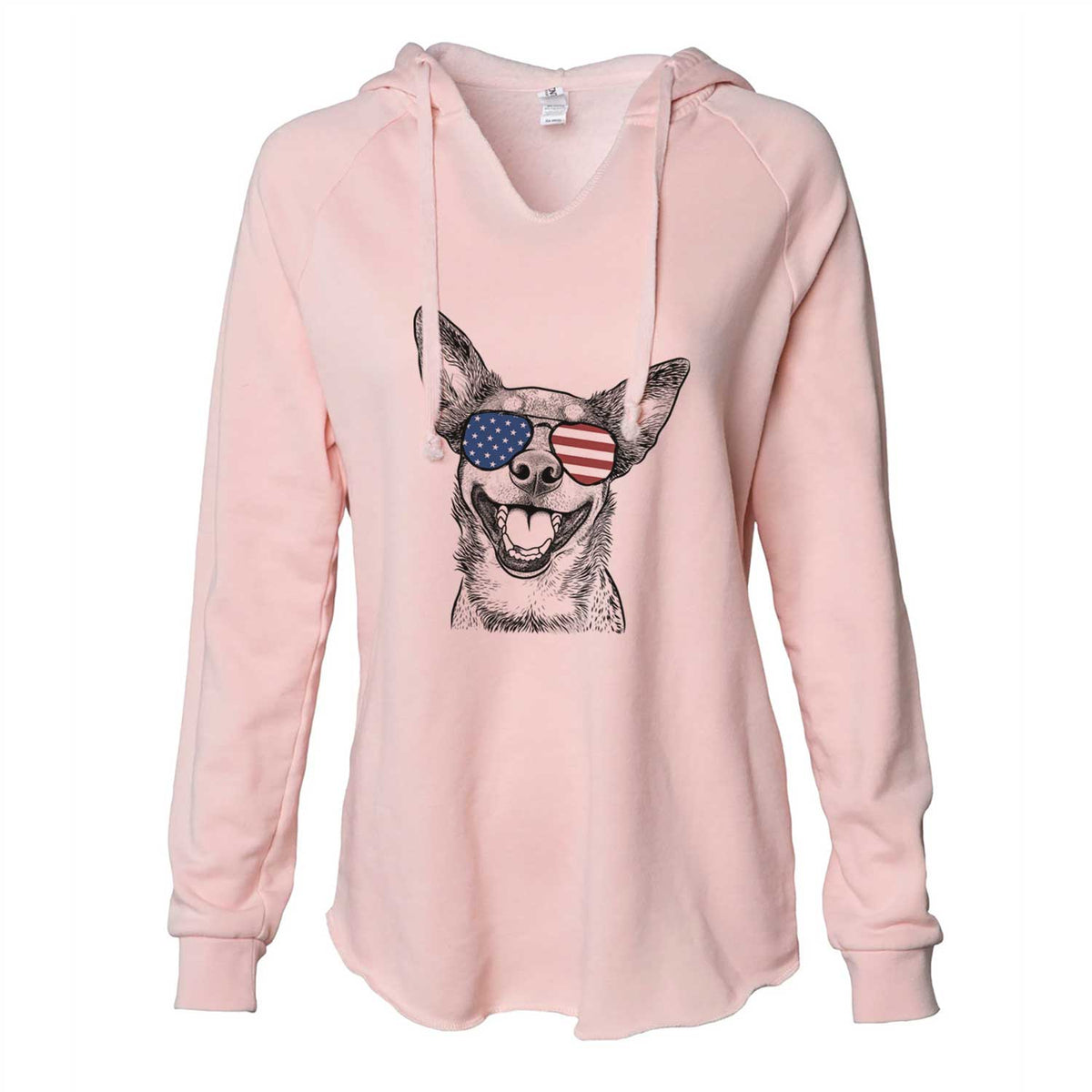 USA Lily the Australian Cattle Dog - Cali Wave Hooded Sweatshirt