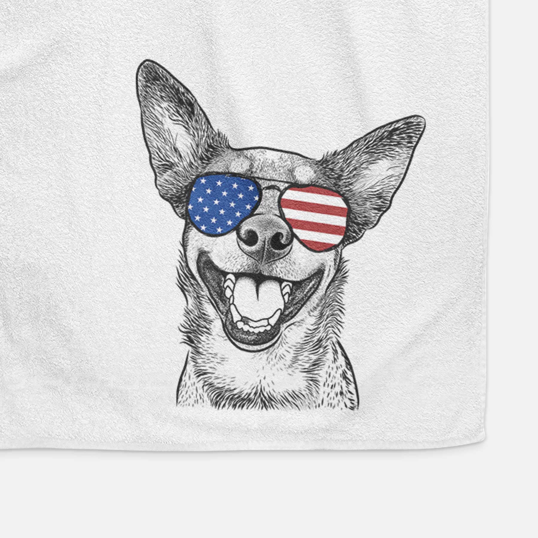 Lily the Australian Cattle Dog Decorative Hand Towel