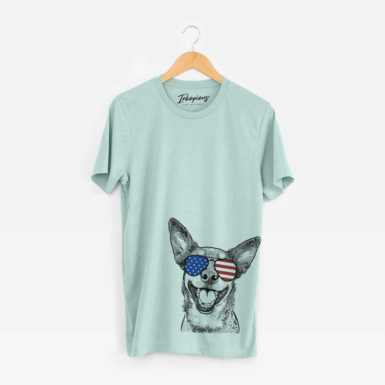 USA Lily the Australian Cattle Dog - Unisex Crewneck