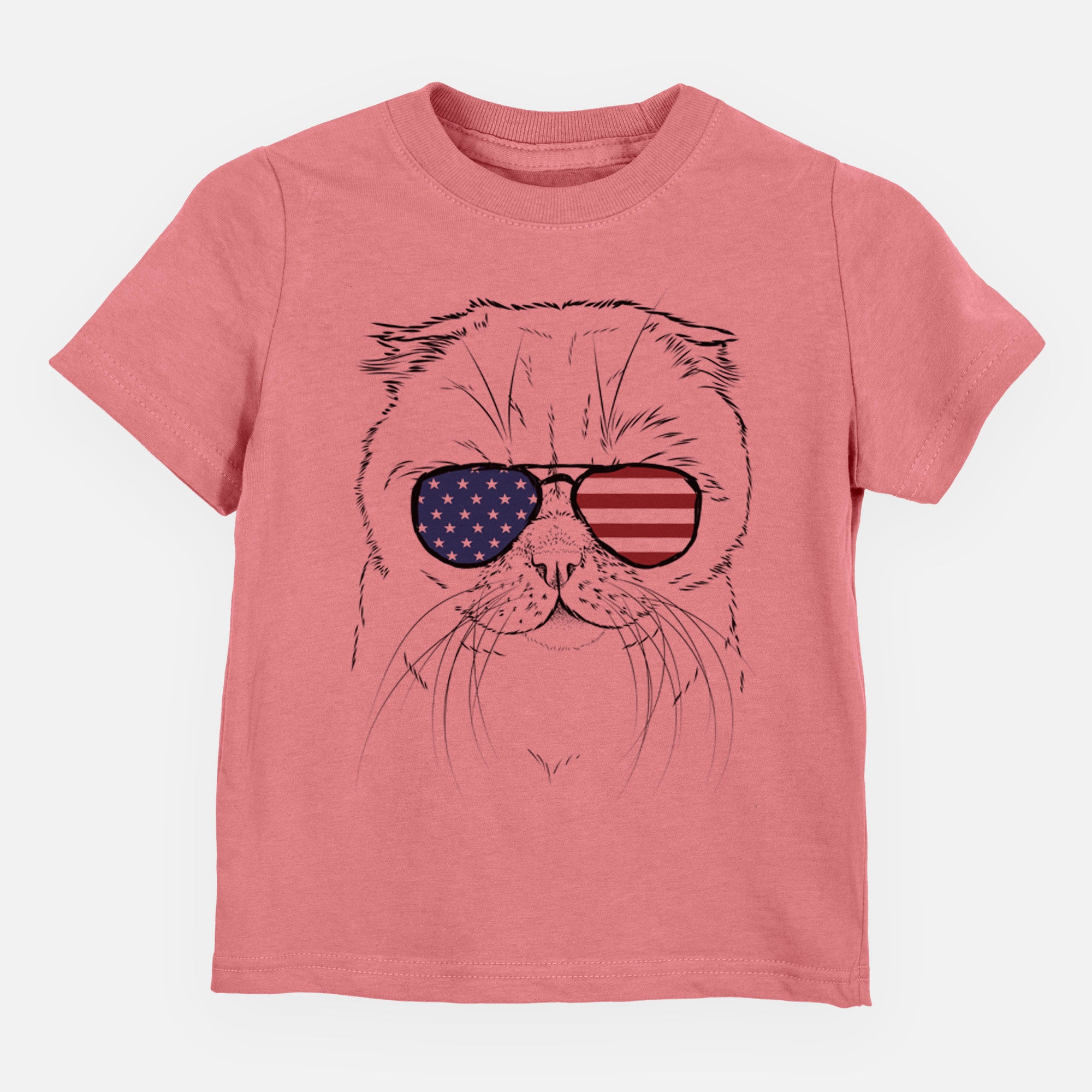 USA Lina the Exotic Fold Cat - Kids/Youth/Toddler Shirt