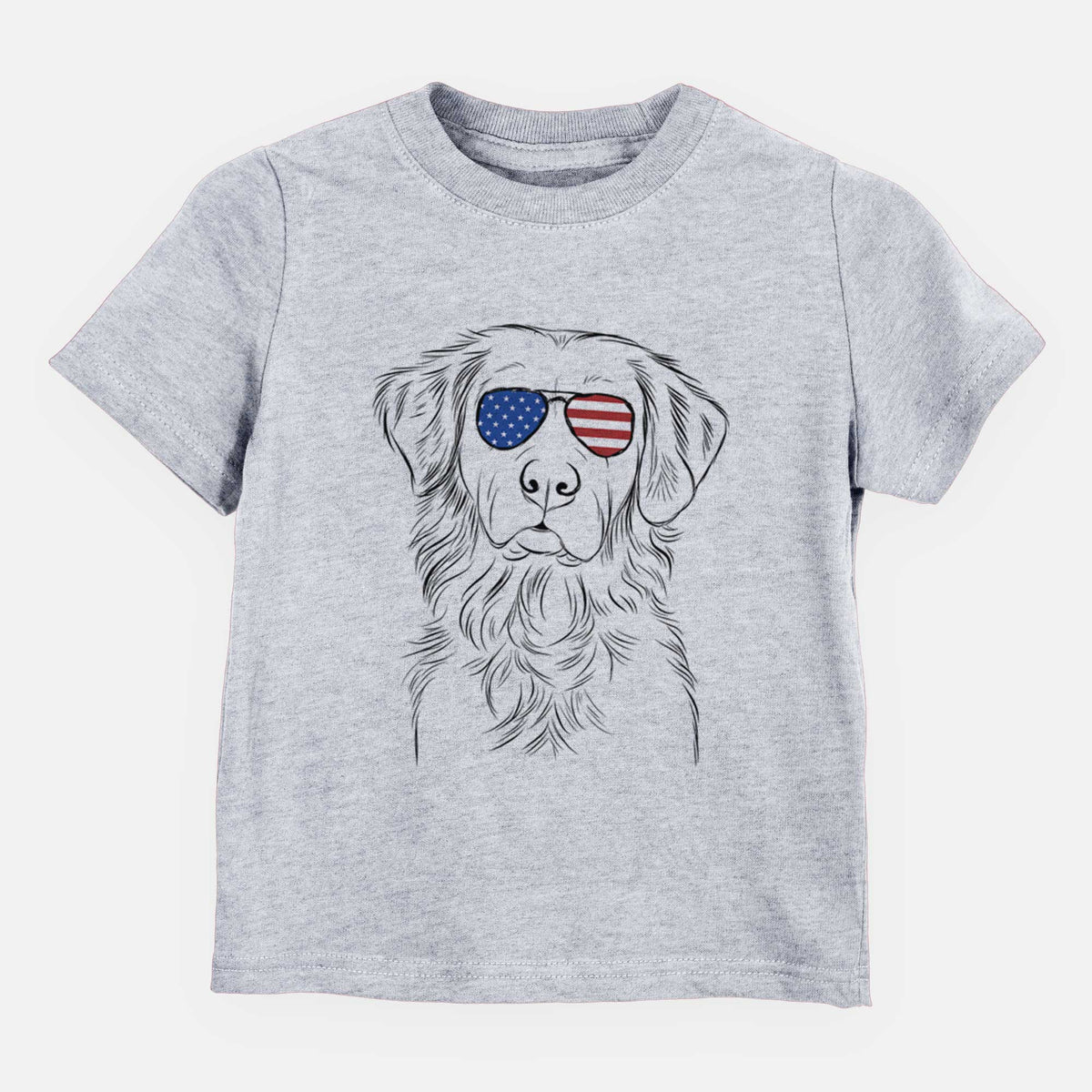 USA Linden the Golden Retriever - Kids/Youth/Toddler Shirt