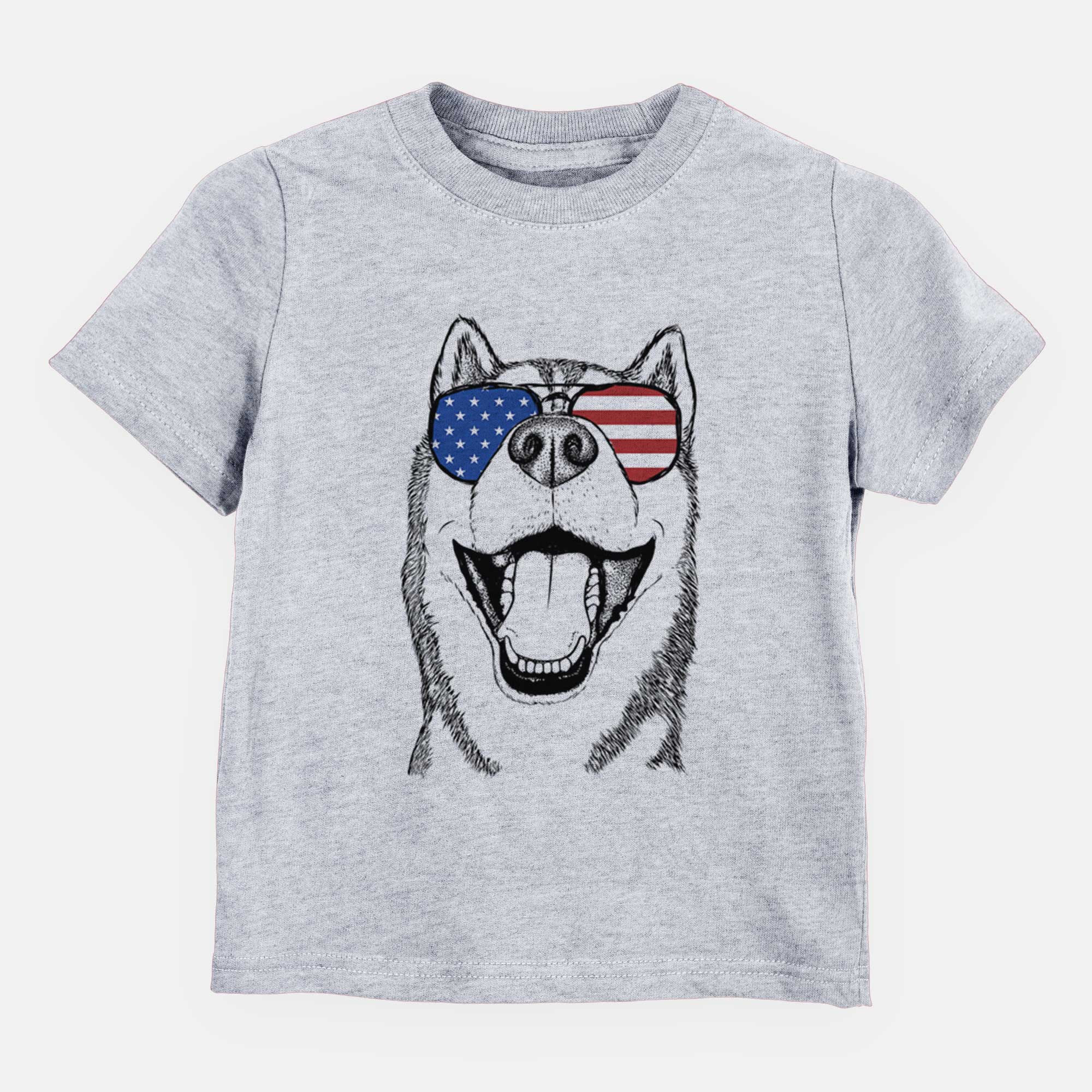 USA Little Country the Siberian Husky - Kids/Youth/Toddler Shirt