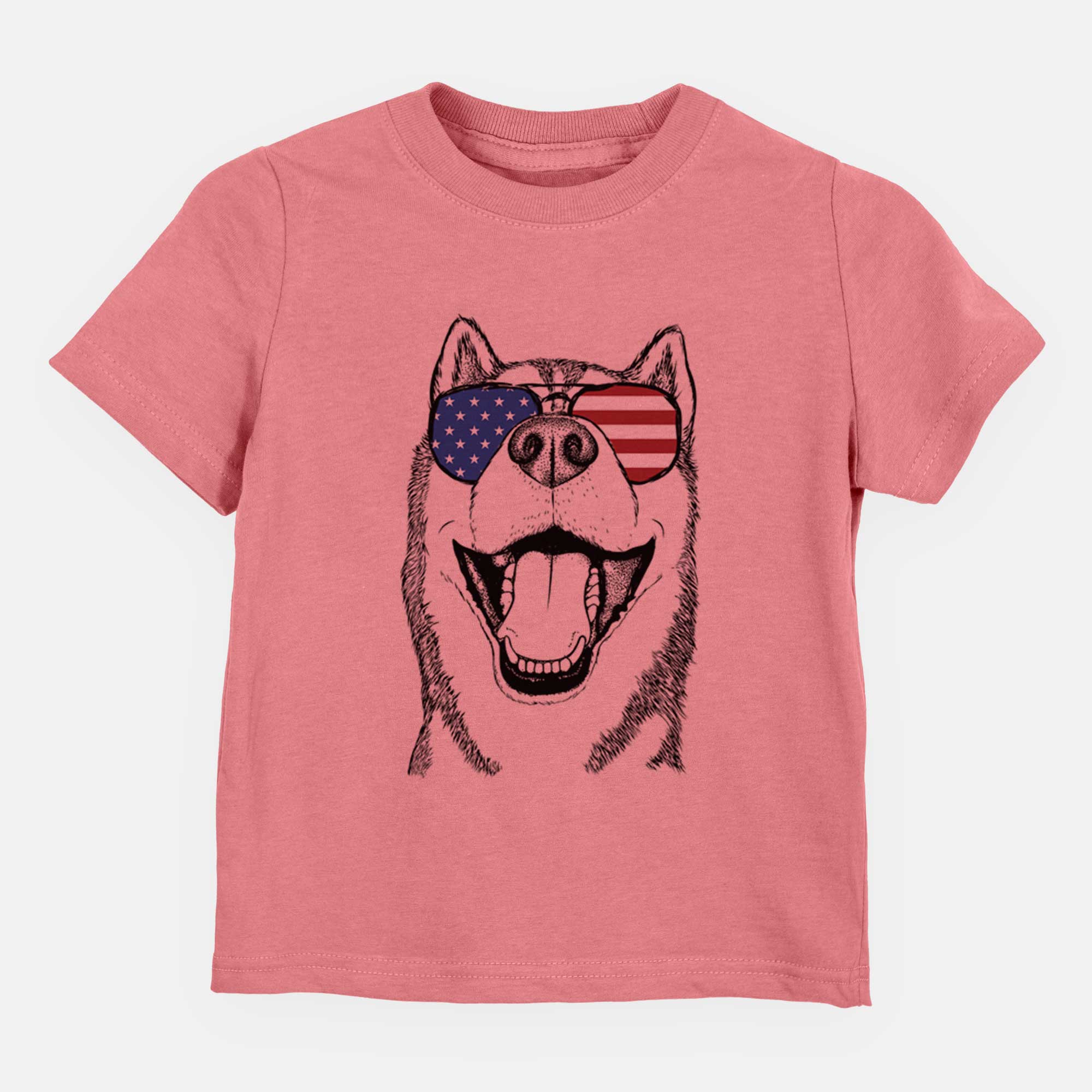 USA Little Country the Siberian Husky - Kids/Youth/Toddler Shirt