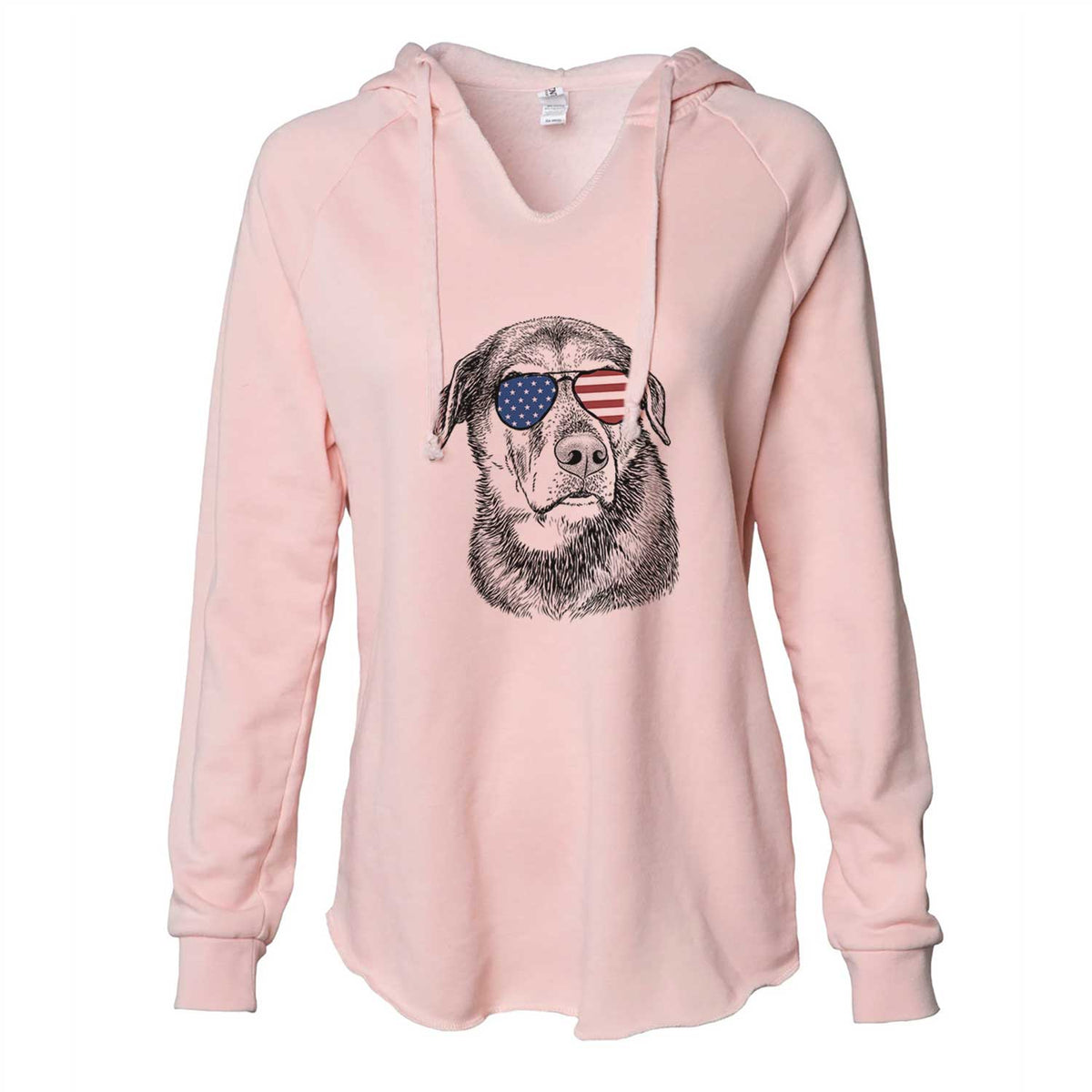 USA Lobo the Shepherd Mix - Cali Wave Hooded Sweatshirt