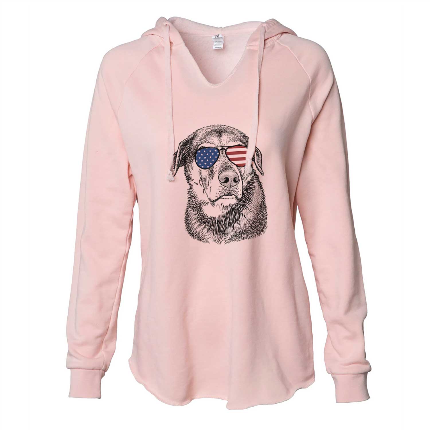 USA Lobo the Shepherd Mix - Cali Wave Hooded Sweatshirt
