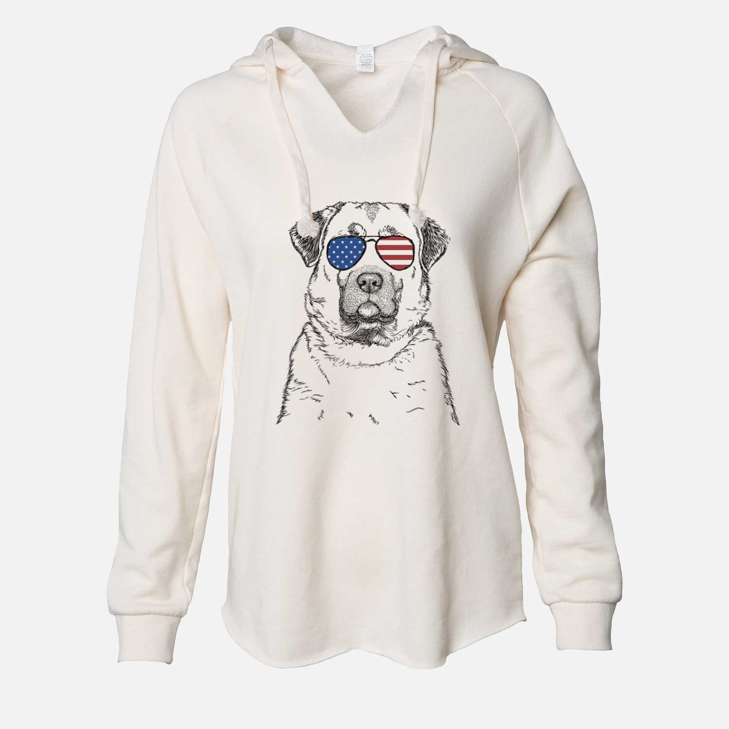 USA Loca the Anatolian Shepherd - Cali Wave Hooded Sweatshirt