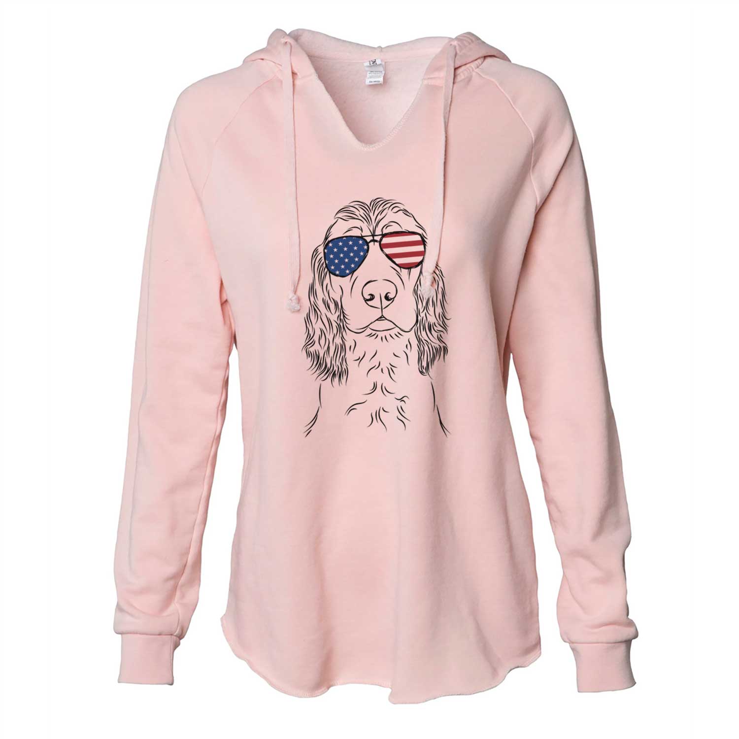 USA Logan the Cocker Spaniel - Cali Wave Hooded Sweatshirt