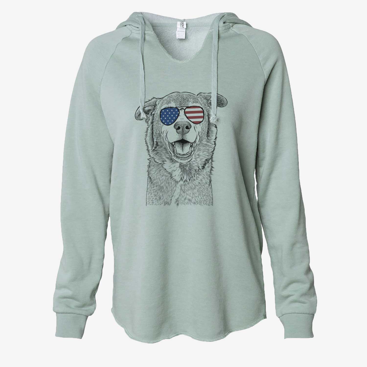 USA Logan the Rescue Mutt - Cali Wave Hooded Sweatshirt