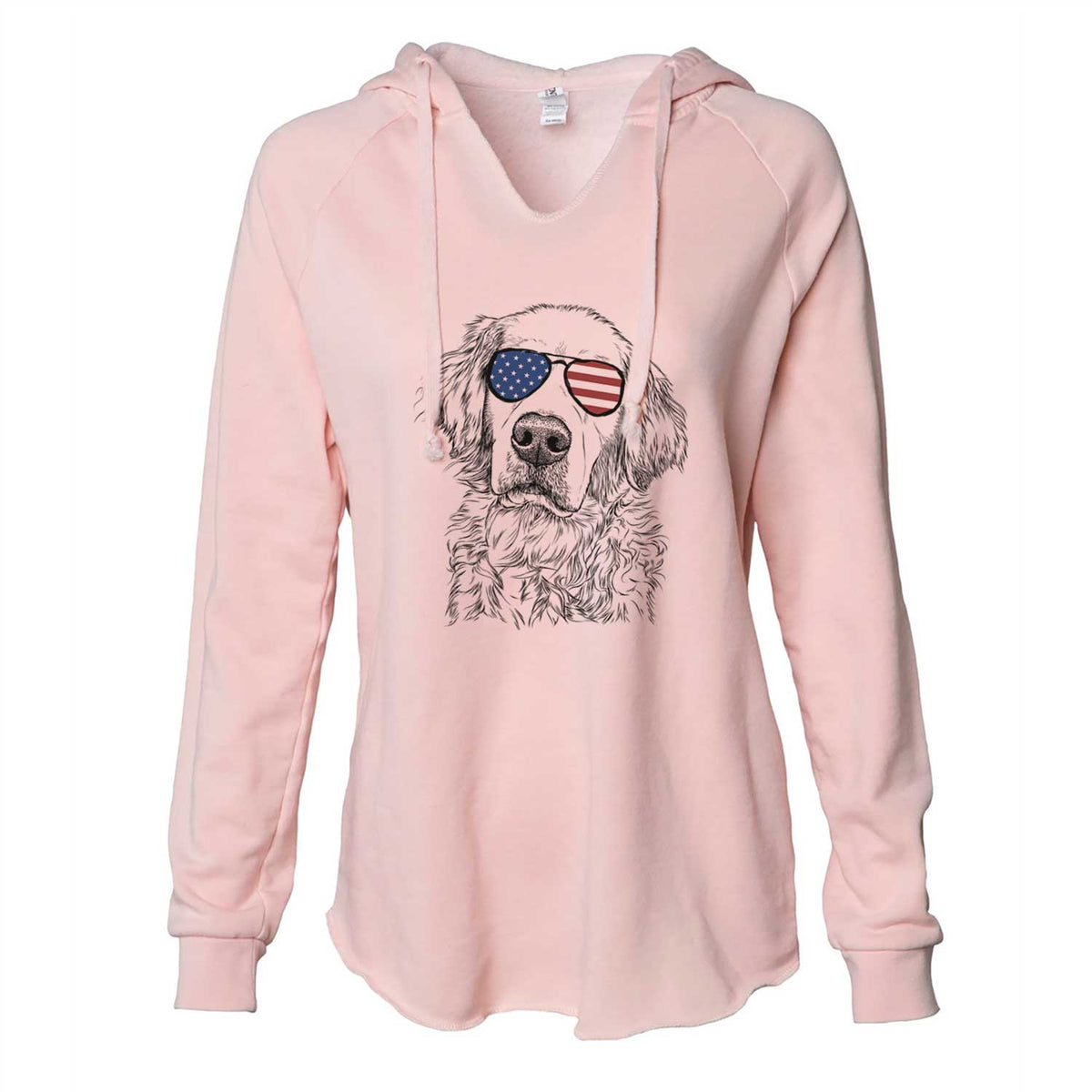 USA Loganator the Golden Retriever - Cali Wave Hooded Sweatshirt