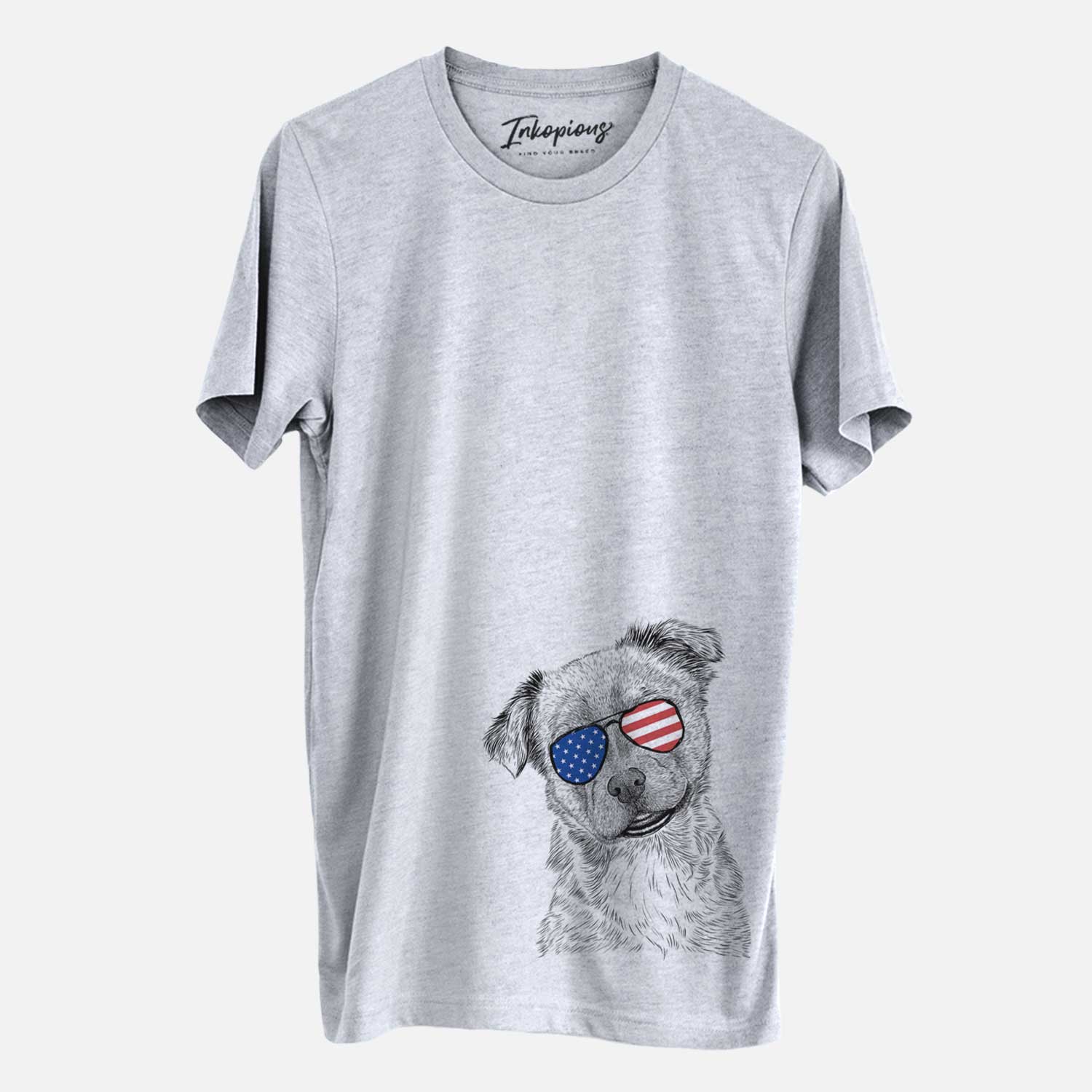 USA Loki Bear the Australian Cattle Dog Mix - Unisex Crewneck