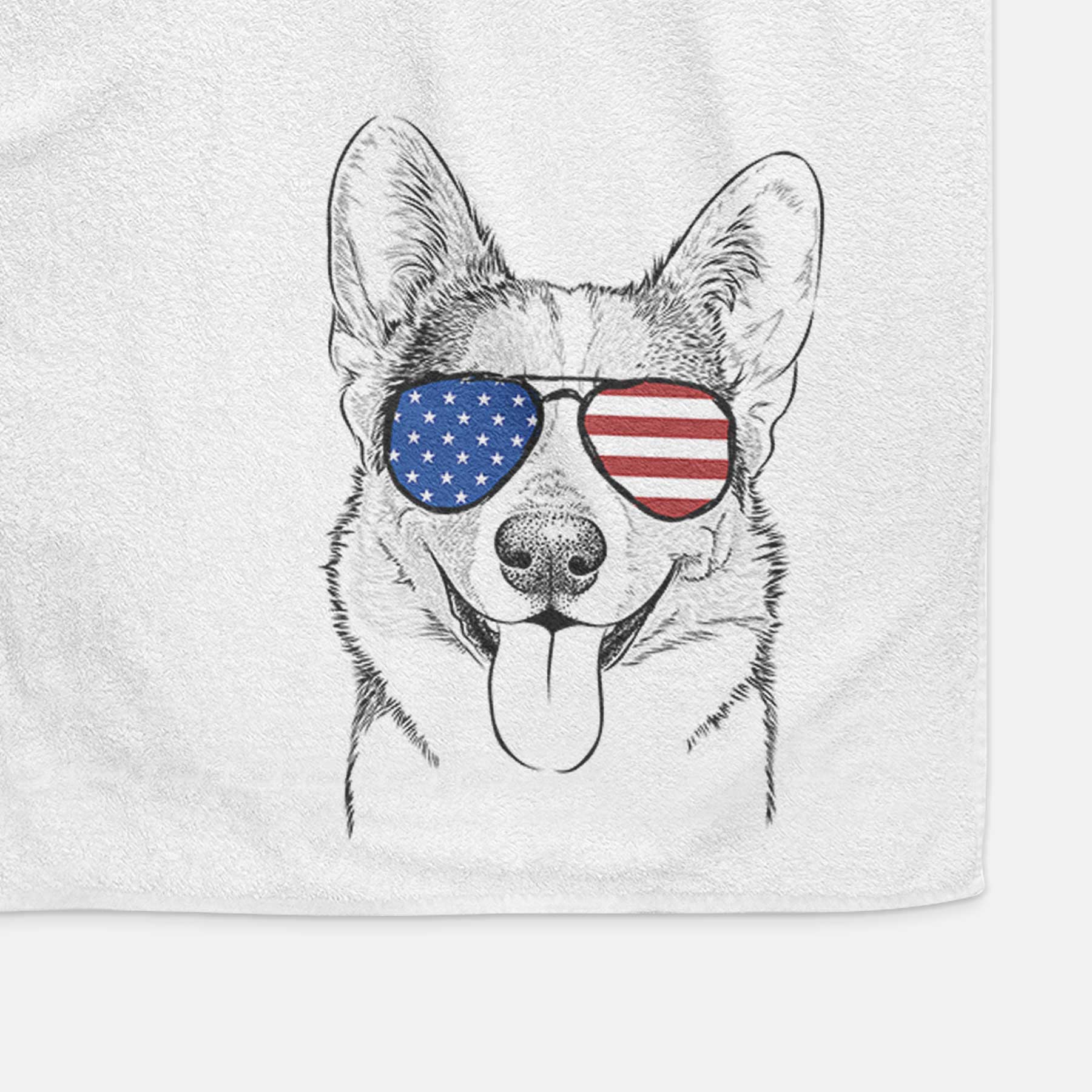 Loki the Corgi Decorative Hand Towel