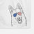 Loki the Husky Shepherd Mix Decorative Hand Towel