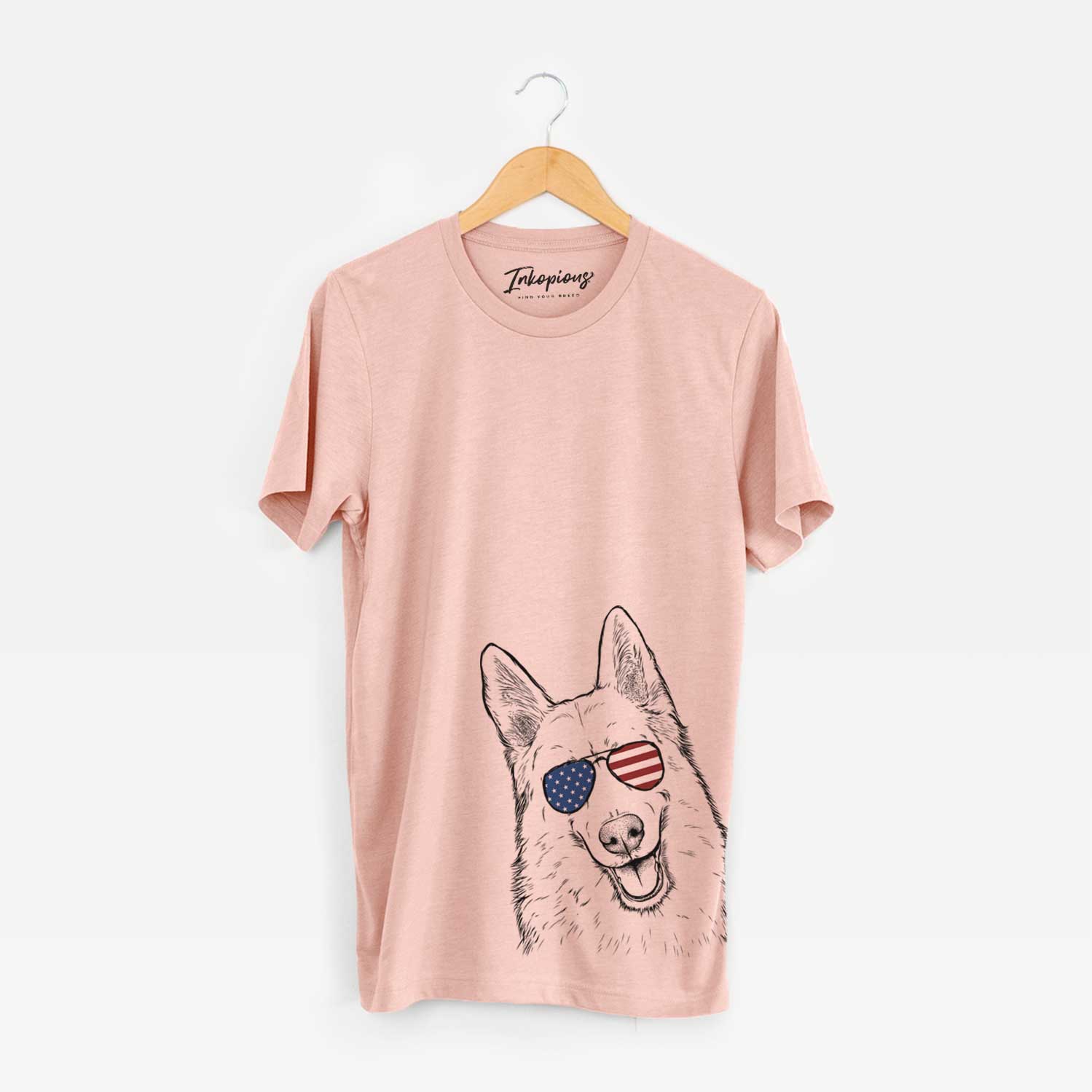 USA Loki the Husky Shepherd Mix - Unisex Crewneck