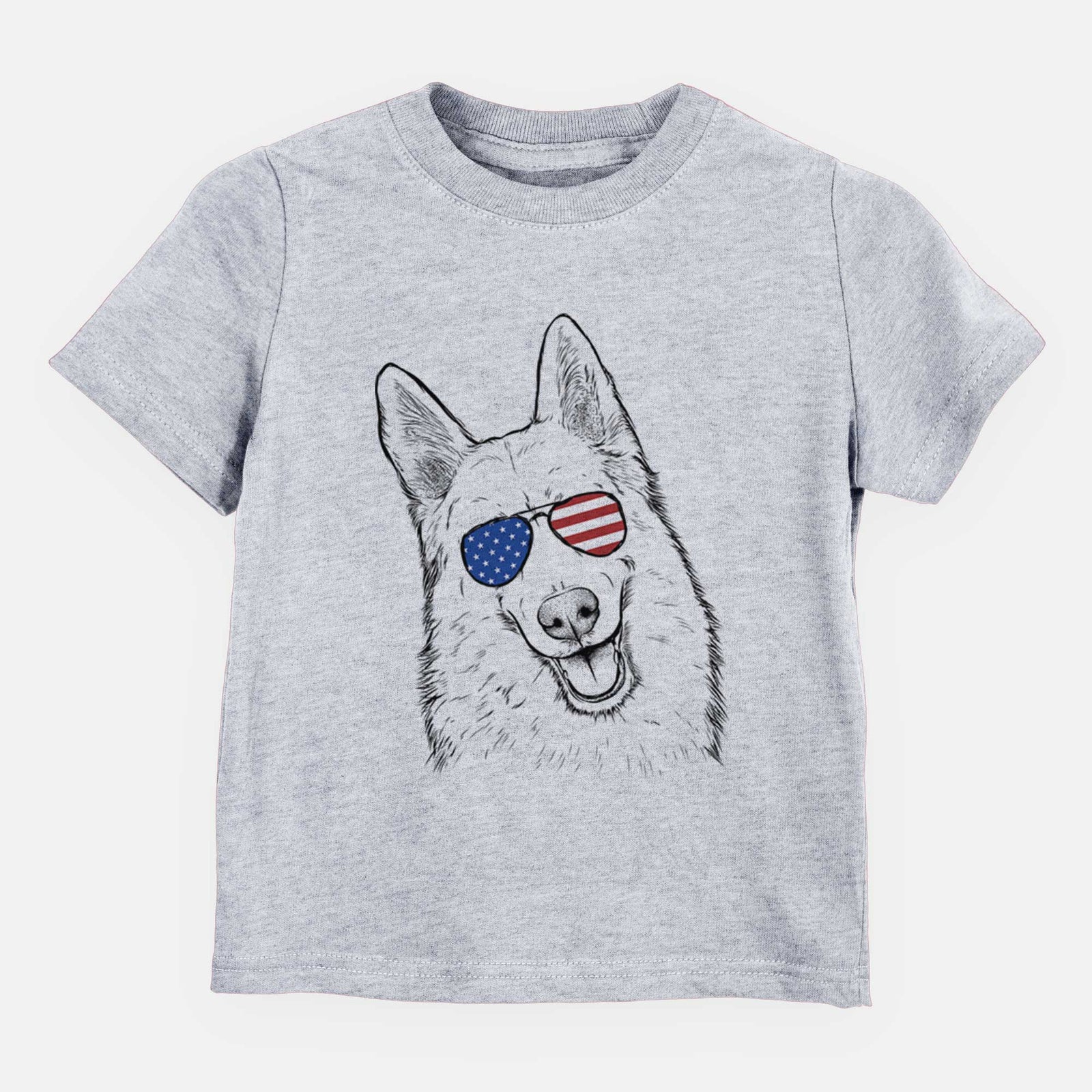 USA Loki the Husky Shepherd Mix - Kids/Youth/Toddler Shirt