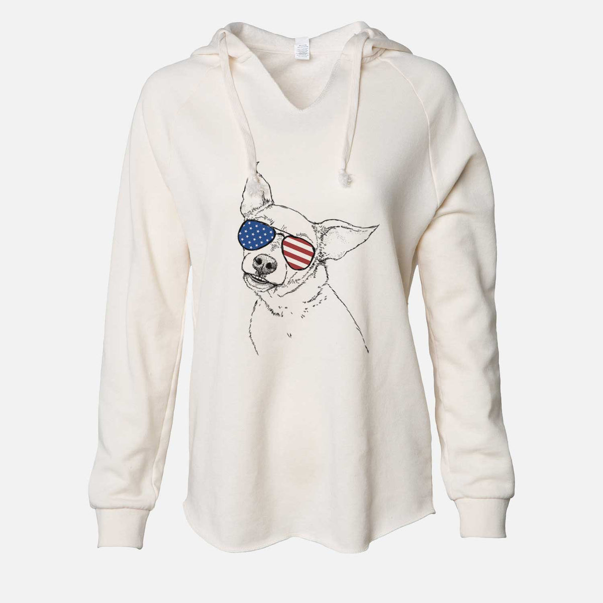 USA Lola the Chiweenie - Cali Wave Hooded Sweatshirt