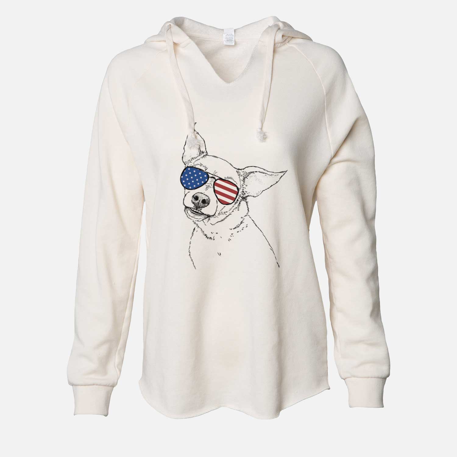 USA Lola the Chiweenie - Cali Wave Hooded Sweatshirt