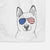 London the Siberian Husky Decorative Hand Towel