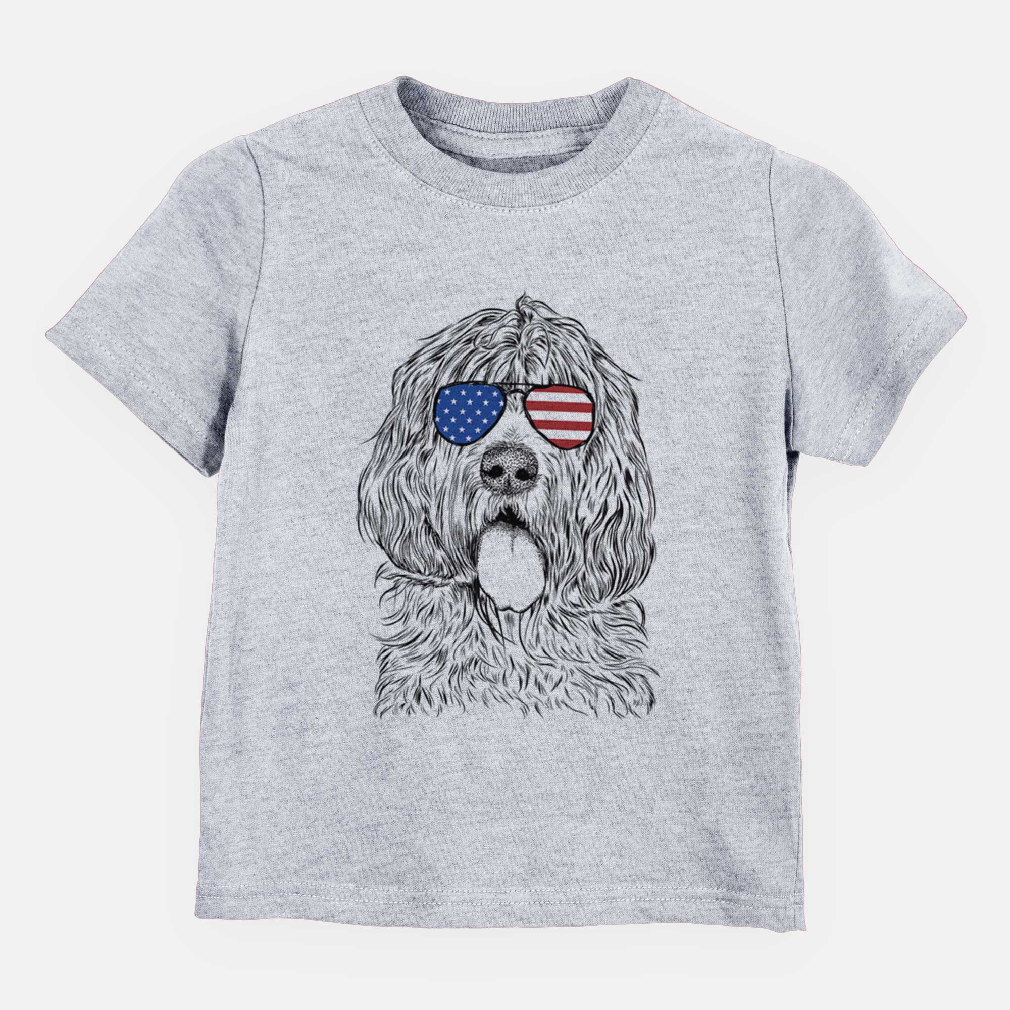 USA Lou the Otterhound - Kids/Youth/Toddler Shirt