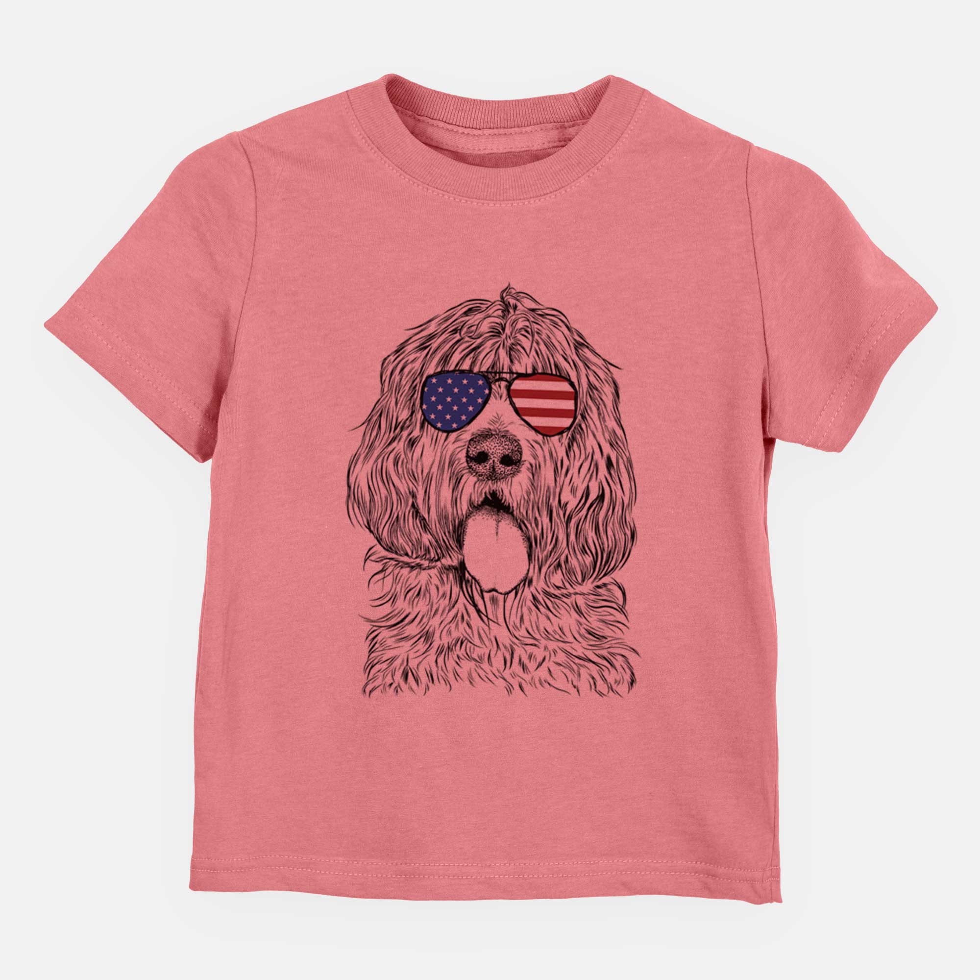 USA Lou the Otterhound - Kids/Youth/Toddler Shirt