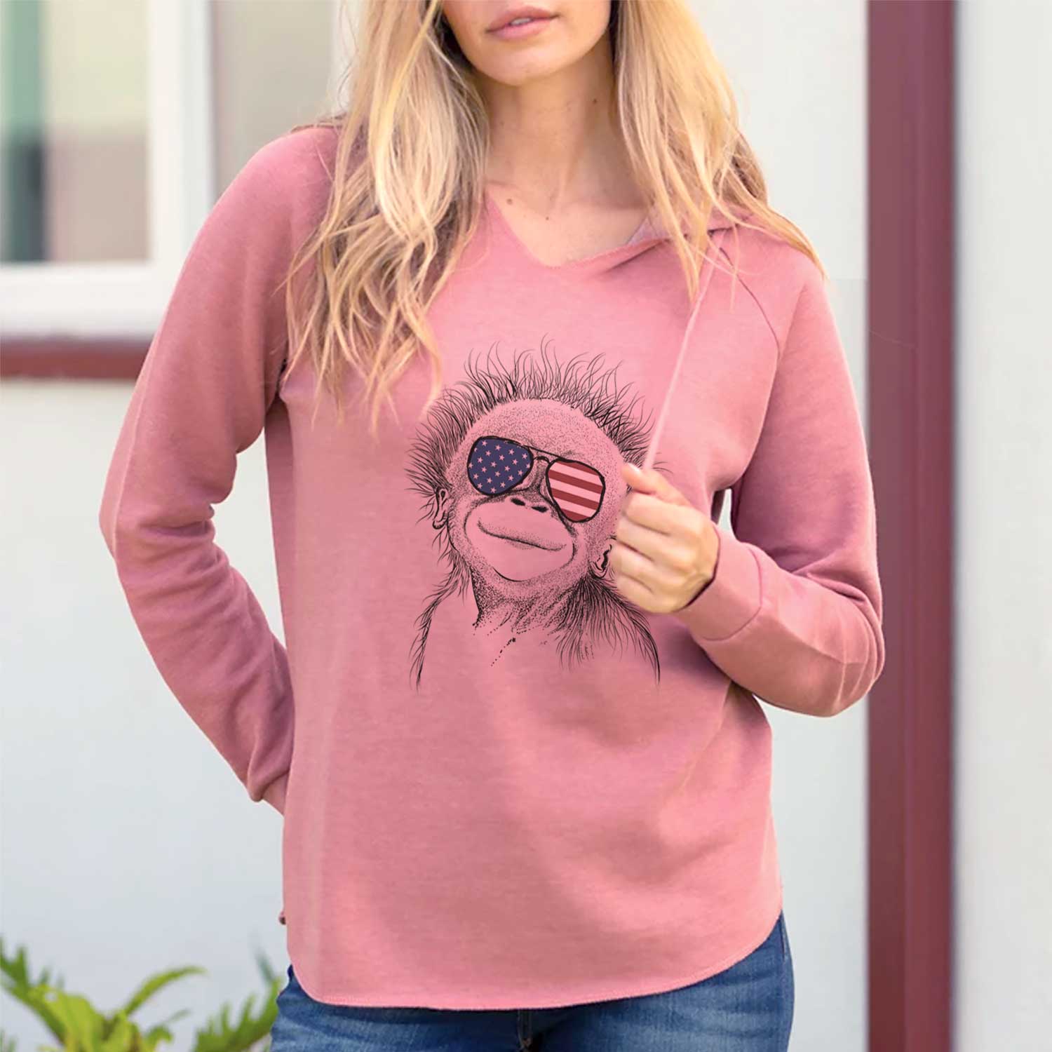 USA Louie the Baby Orangutan - Cali Wave Hooded Sweatshirt