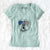 USA Louie the English Bulldog - Women's Perfect V-neck Shirt