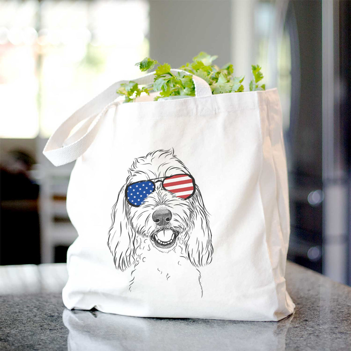 Louie the Coton de Tulear - Tote Bag