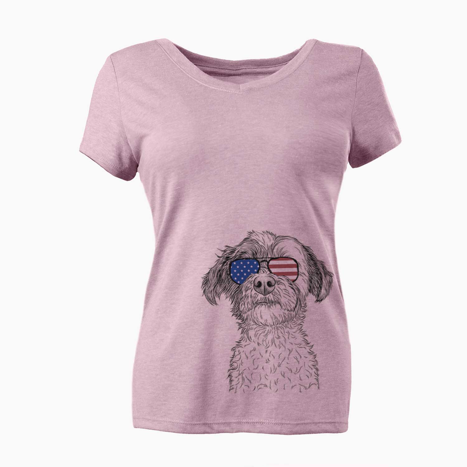 USA Louise the Havanese - Women's Perfect V-neck Shirt