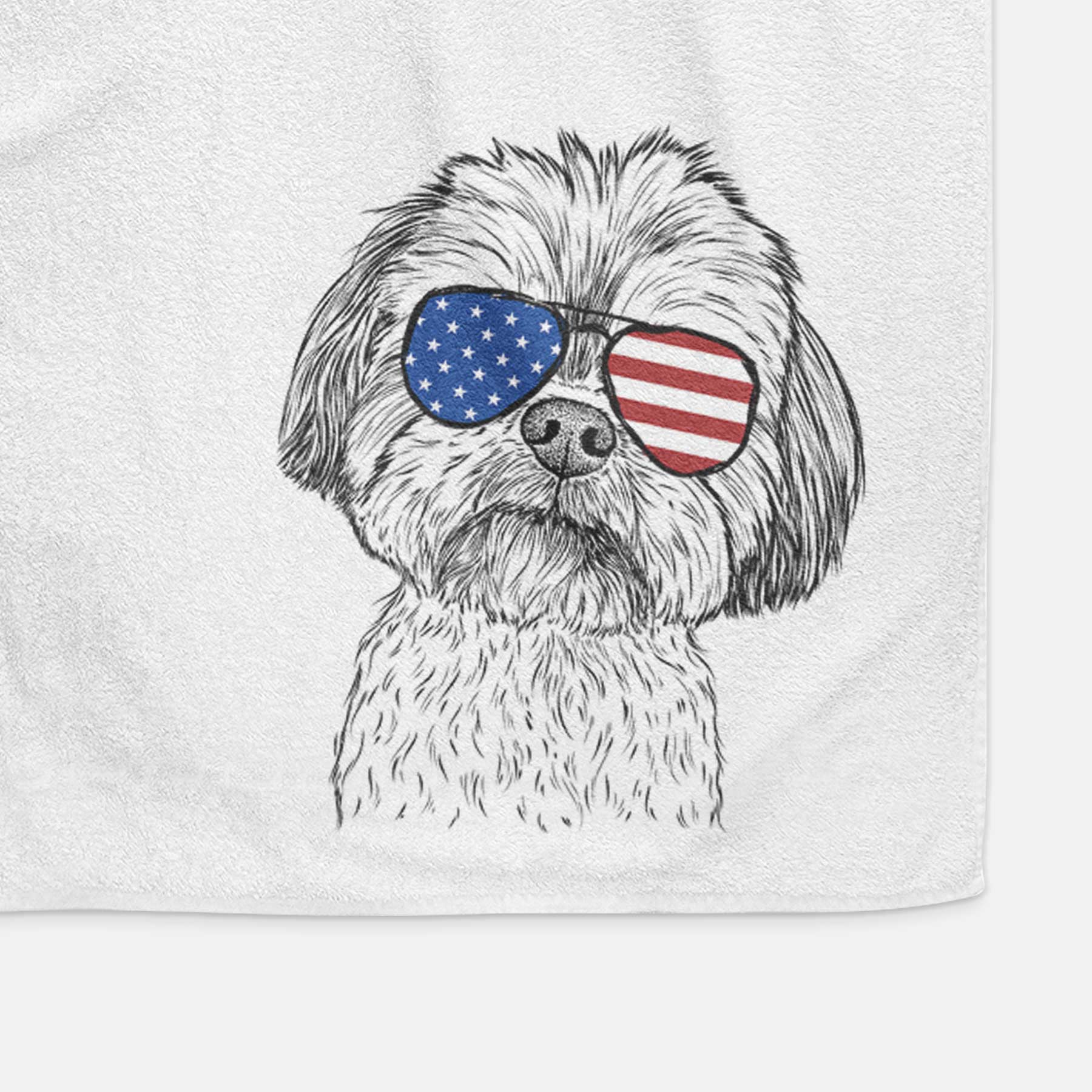 Lucy the Shorkie Decorative Hand Towel