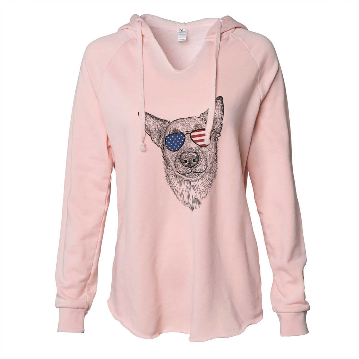 USA Luna the Shepherd Mix - Cali Wave Hooded Sweatshirt