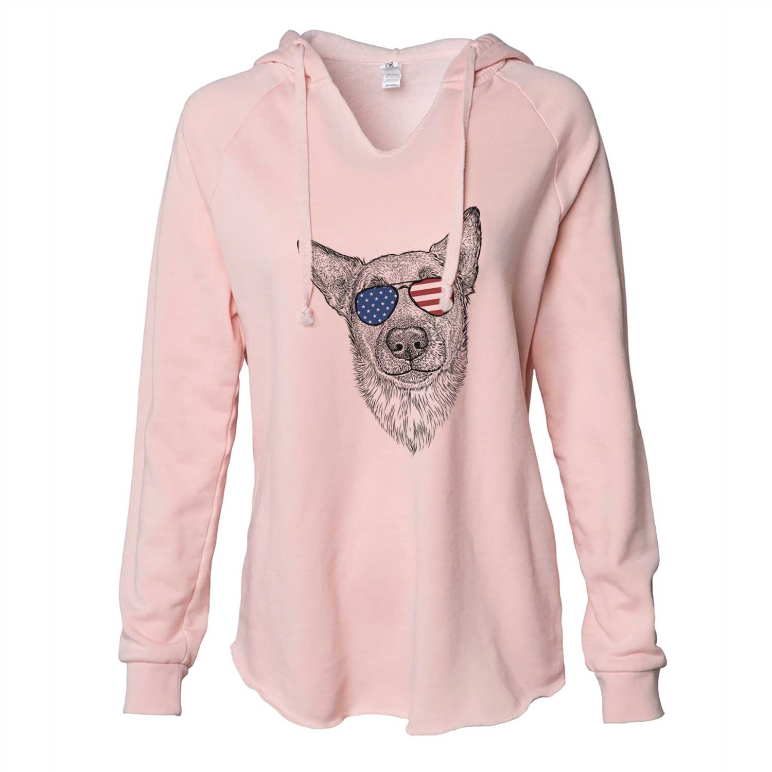 USA Luna the Shepherd Mix - Cali Wave Hooded Sweatshirt