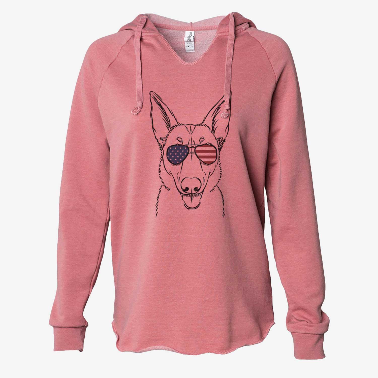 USA Lyric the Belgian Malinois - Cali Wave Hooded Sweatshirt