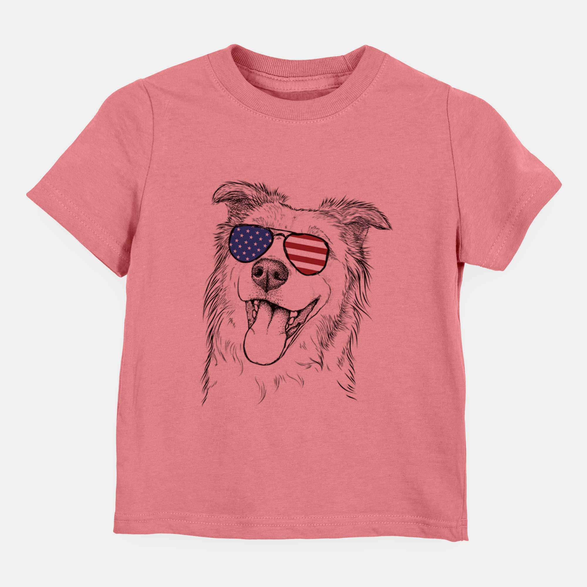 USA Macaroni the Border Collie - Kids/Youth/Toddler Shirt