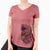 USA Macaroni the Lab Mix - Women's Perfect V-neck Shirt