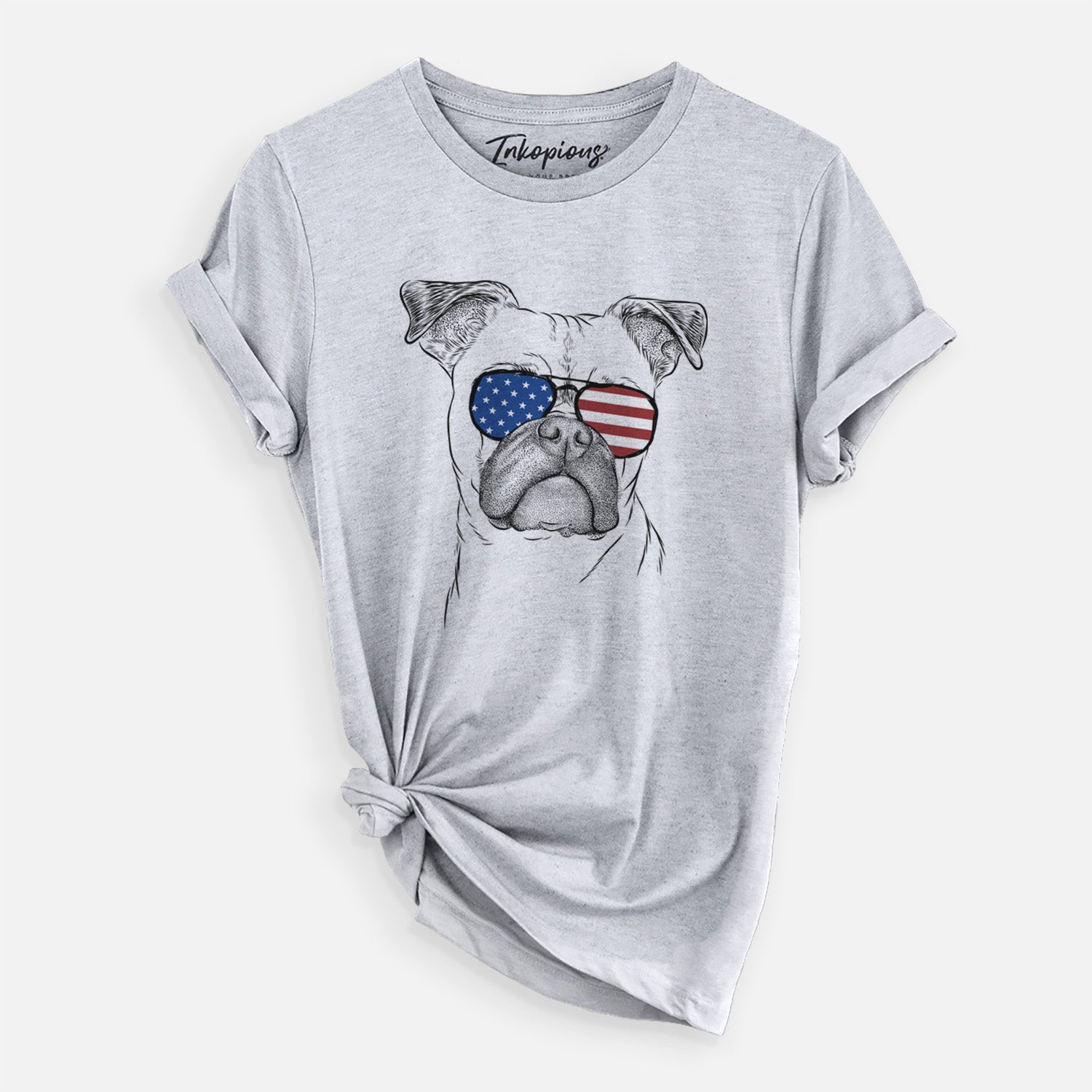 USA Mack the Bugg (Boston Terrier/Pug) - Unisex Crewneck