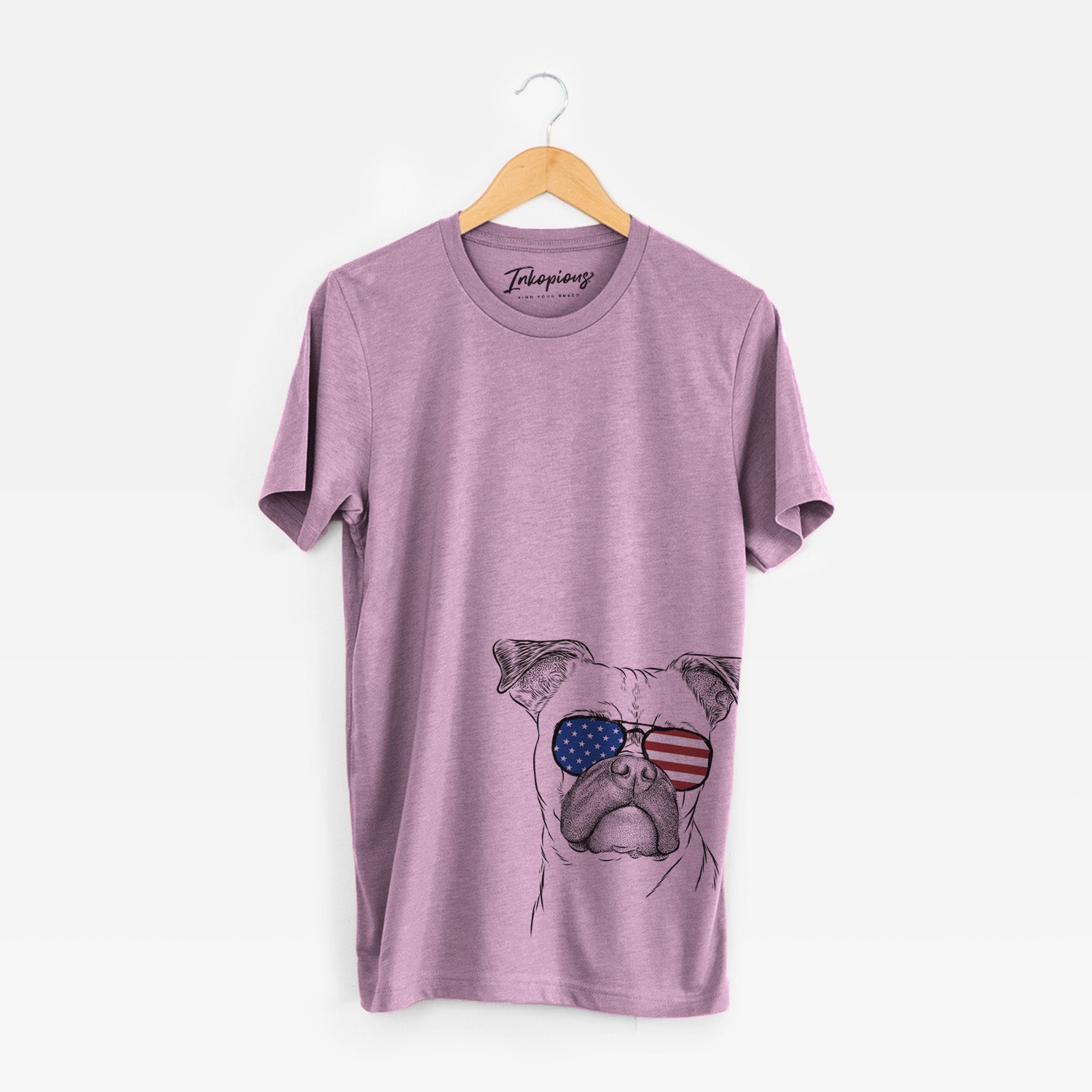 USA Mack the Bugg (Boston Terrier/Pug) - Unisex Crewneck