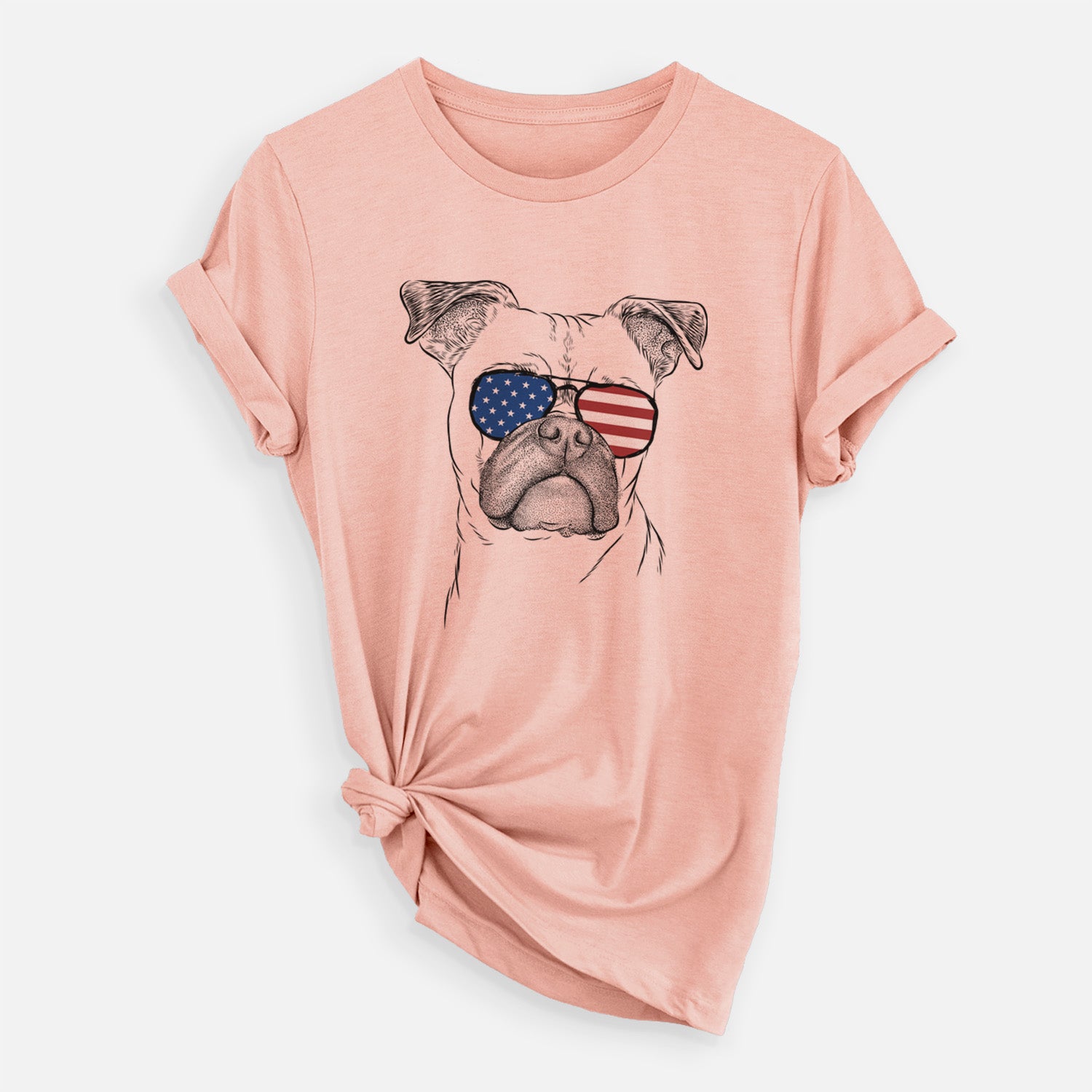 USA Mack the Bugg (Boston Terrier/Pug) - Unisex Crewneck
