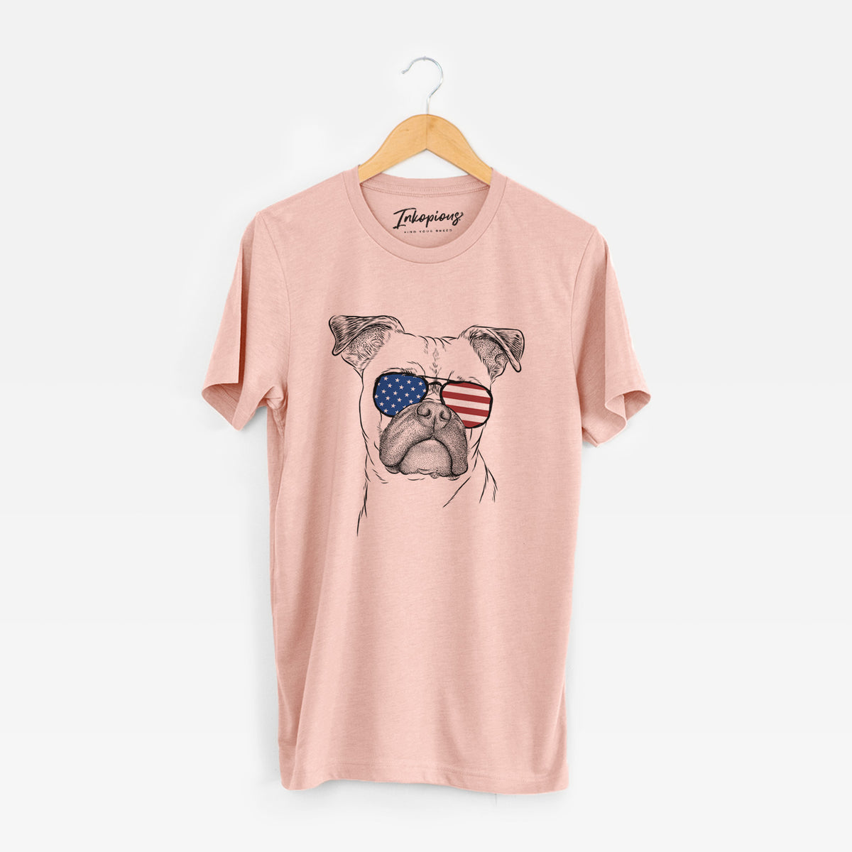 USA Mack the Bugg (Boston Terrier/Pug) - Unisex Crewneck