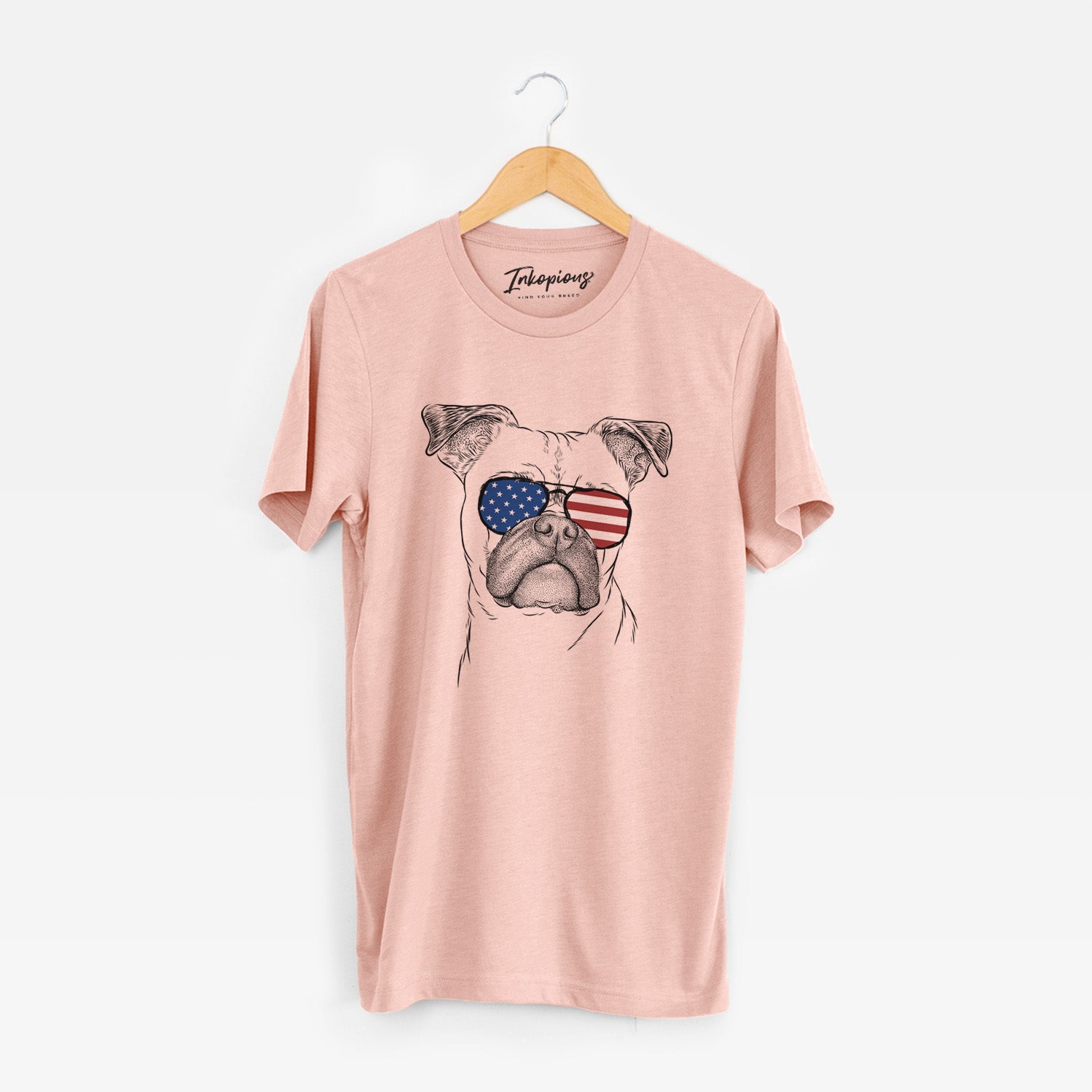 USA Mack the Bugg (Boston Terrier/Pug) - Unisex Crewneck