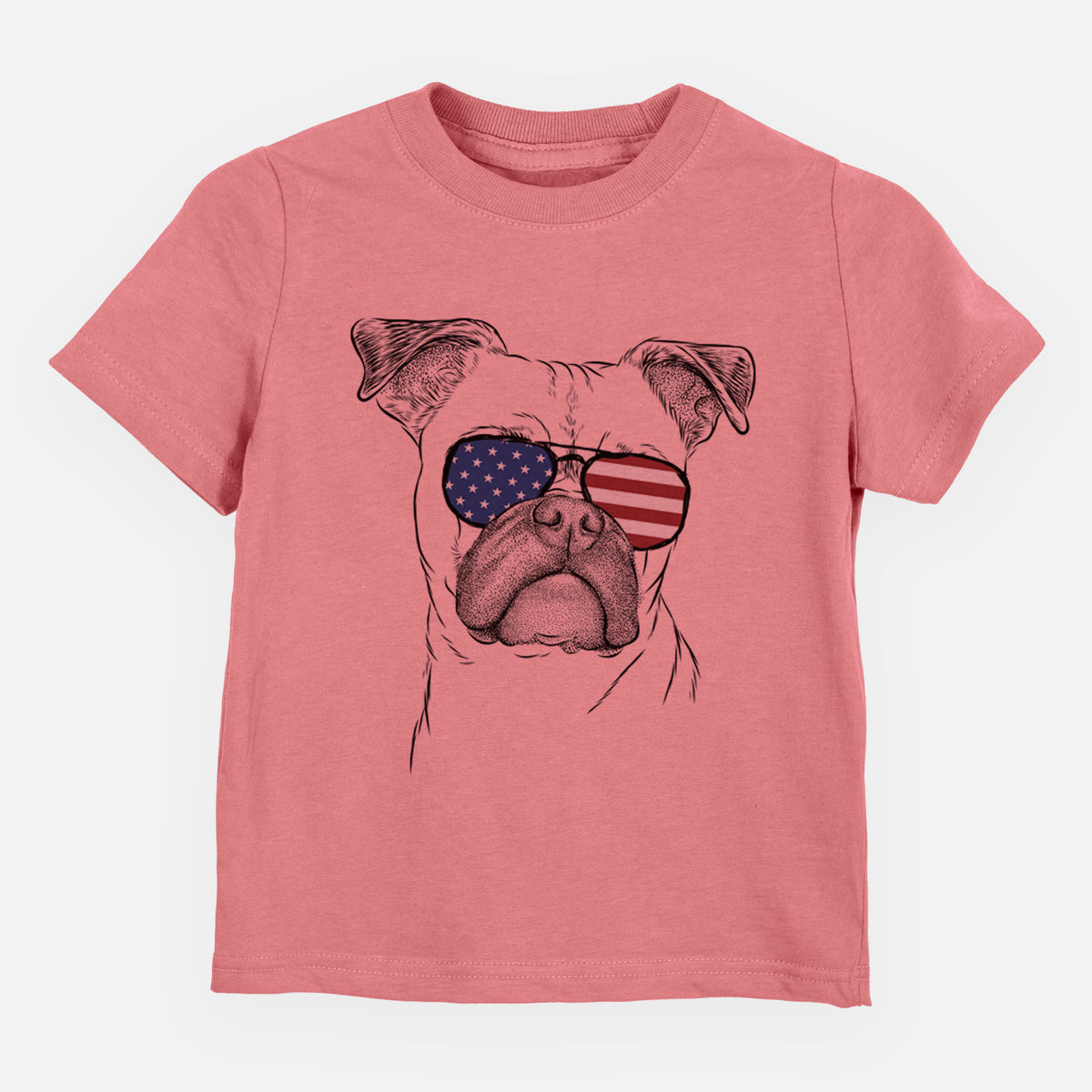 USA Mack the Bugg (Boston Terrier/Pug) - Kids/Youth/Toddler Shirt