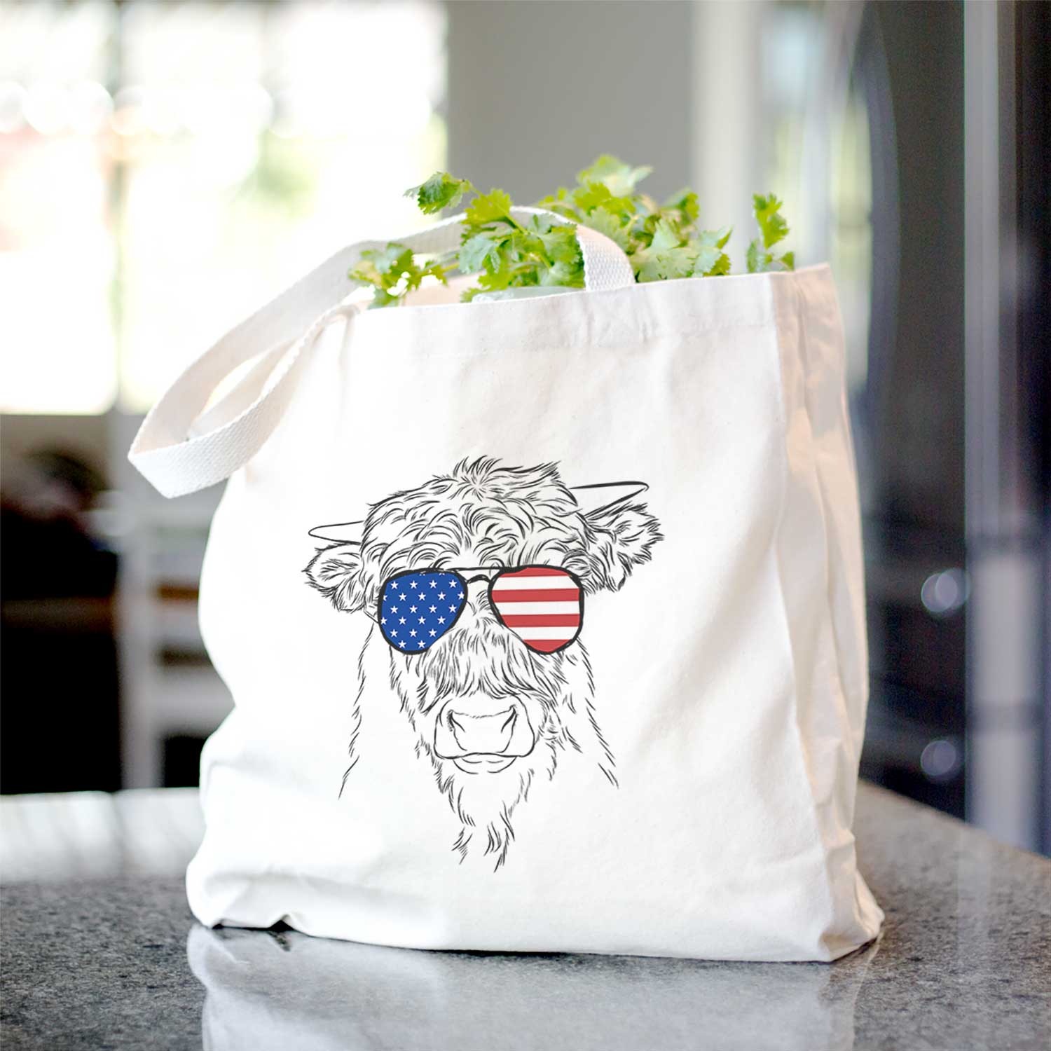 Mack the Scottish Highland Cow - Tote Bag