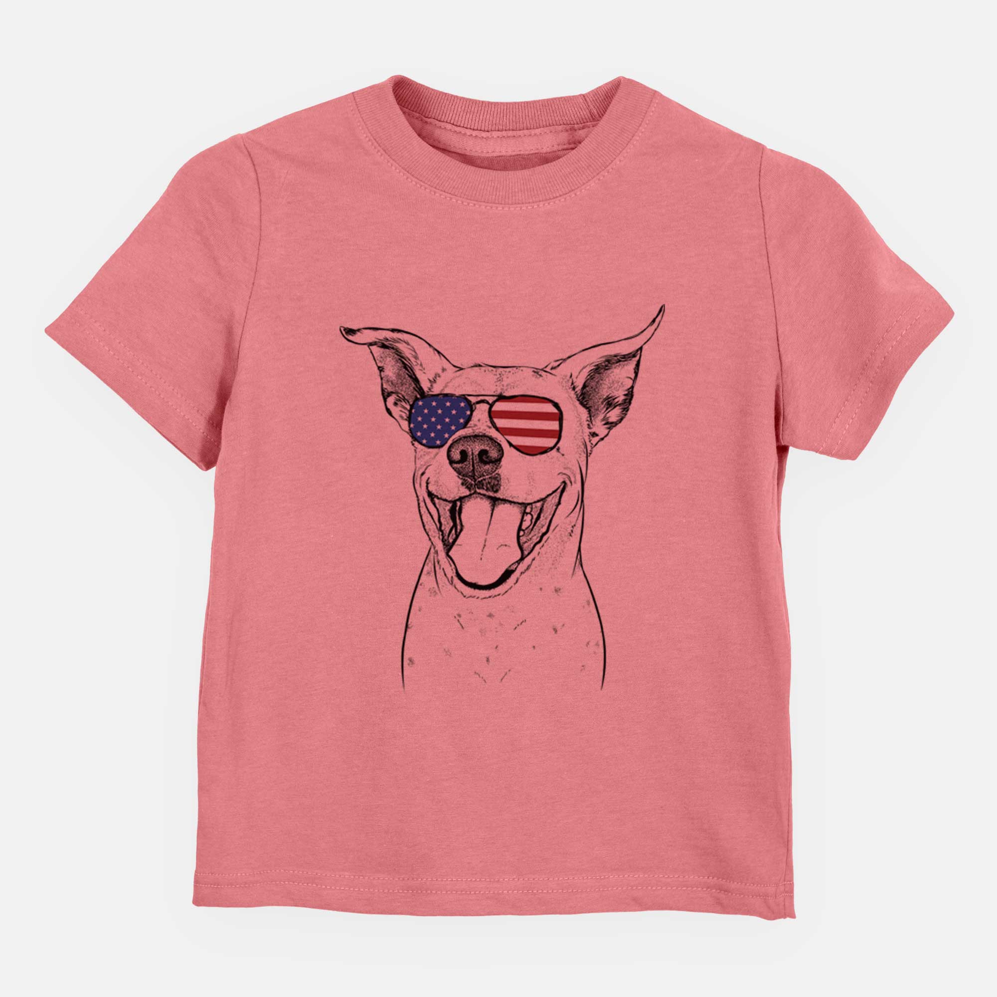 USA Maddie the Dalmatian Pitbull Mix - Kids/Youth/Toddler Shirt