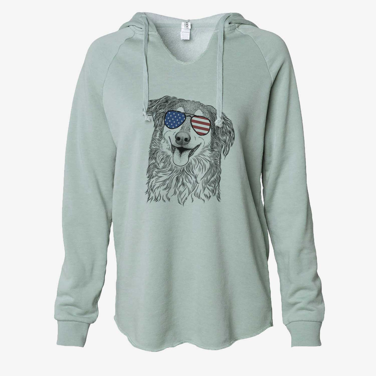 USA Maddie the English Shepherd - Cali Wave Hooded Sweatshirt